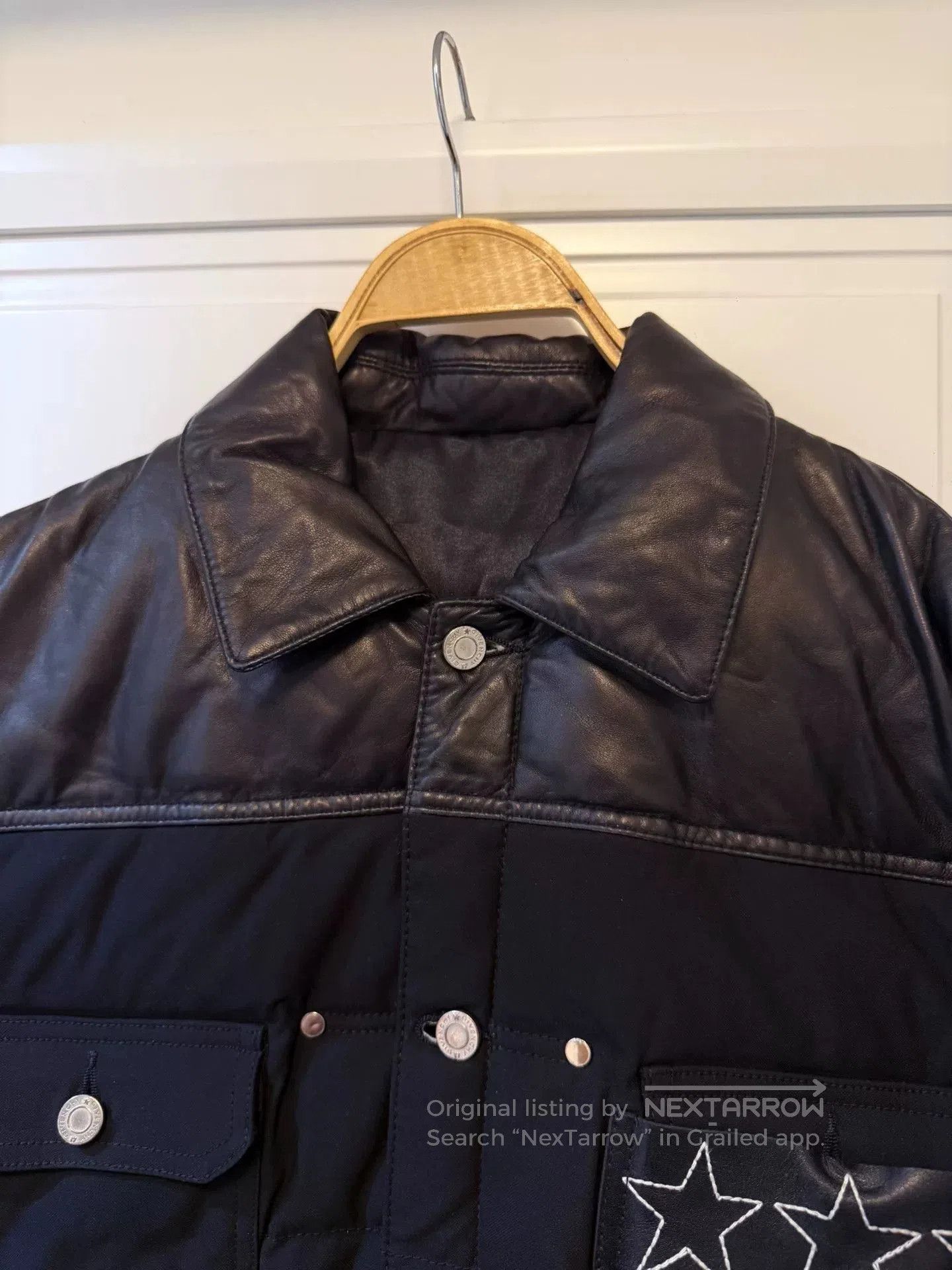 Givenchy Givenchy Men's Down Jacket with Leather Details. Size US XXL / EU 58 / 5 - 3 Thumbnail