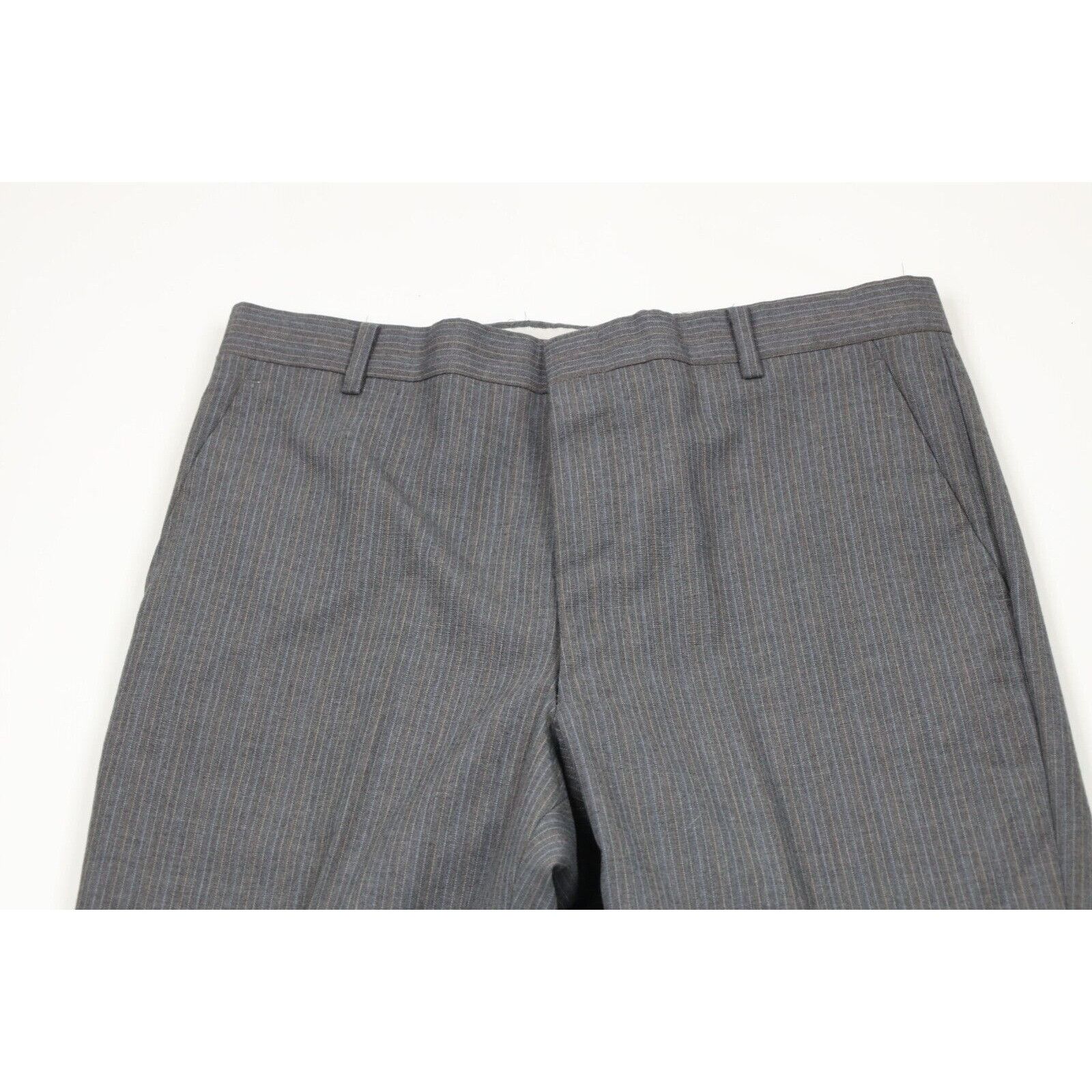 Vintage Vintage 80s 90s Streetwear Wool Pinstriped 3 Piece Suit Size 40R - 13 Thumbnail