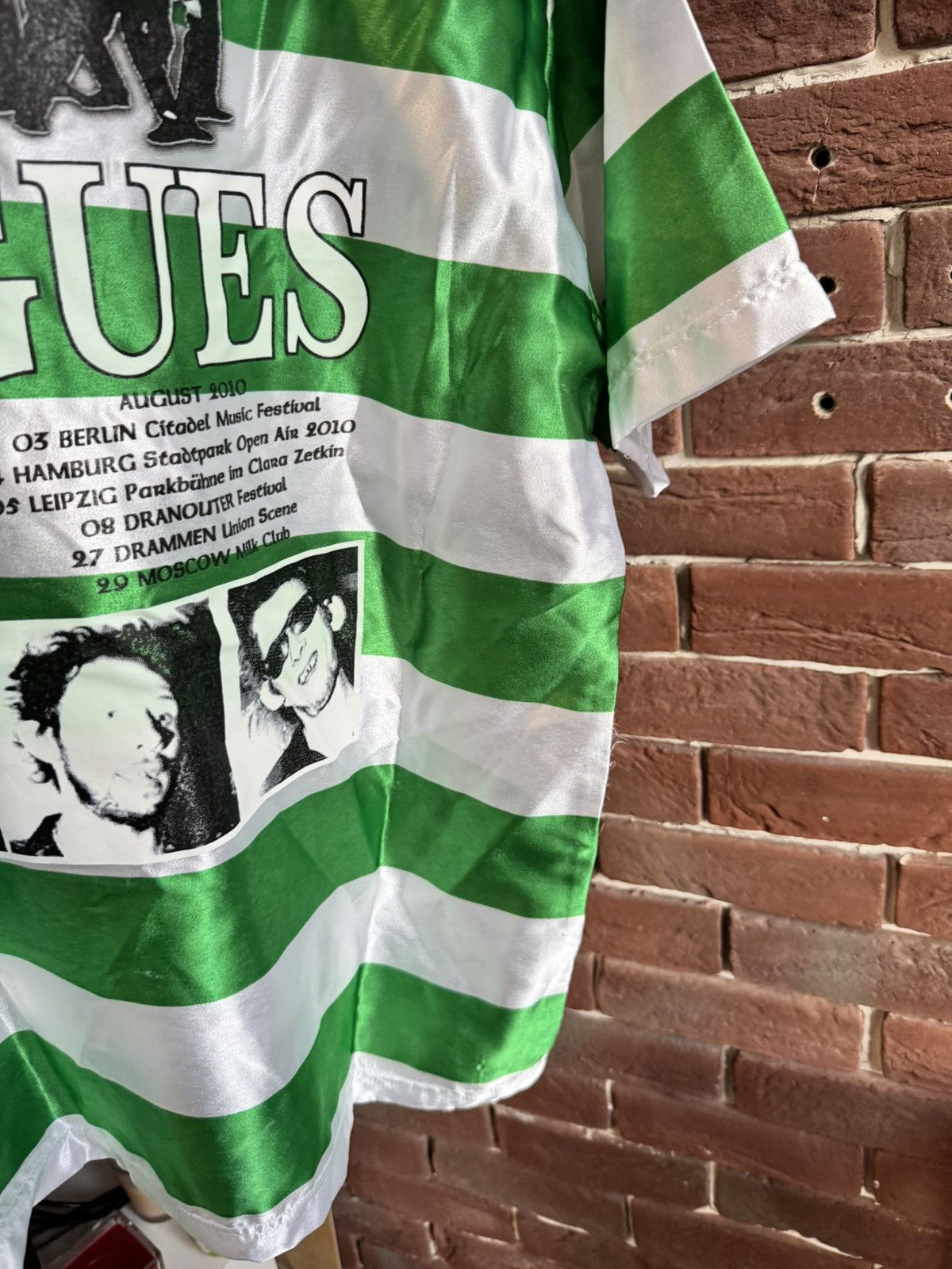 Band Tees 00s The Pogues Vintage Tour Jersey Punk Band Tee Green M Size US M / EU 48-50 / 2 - 10 Thumbnail
