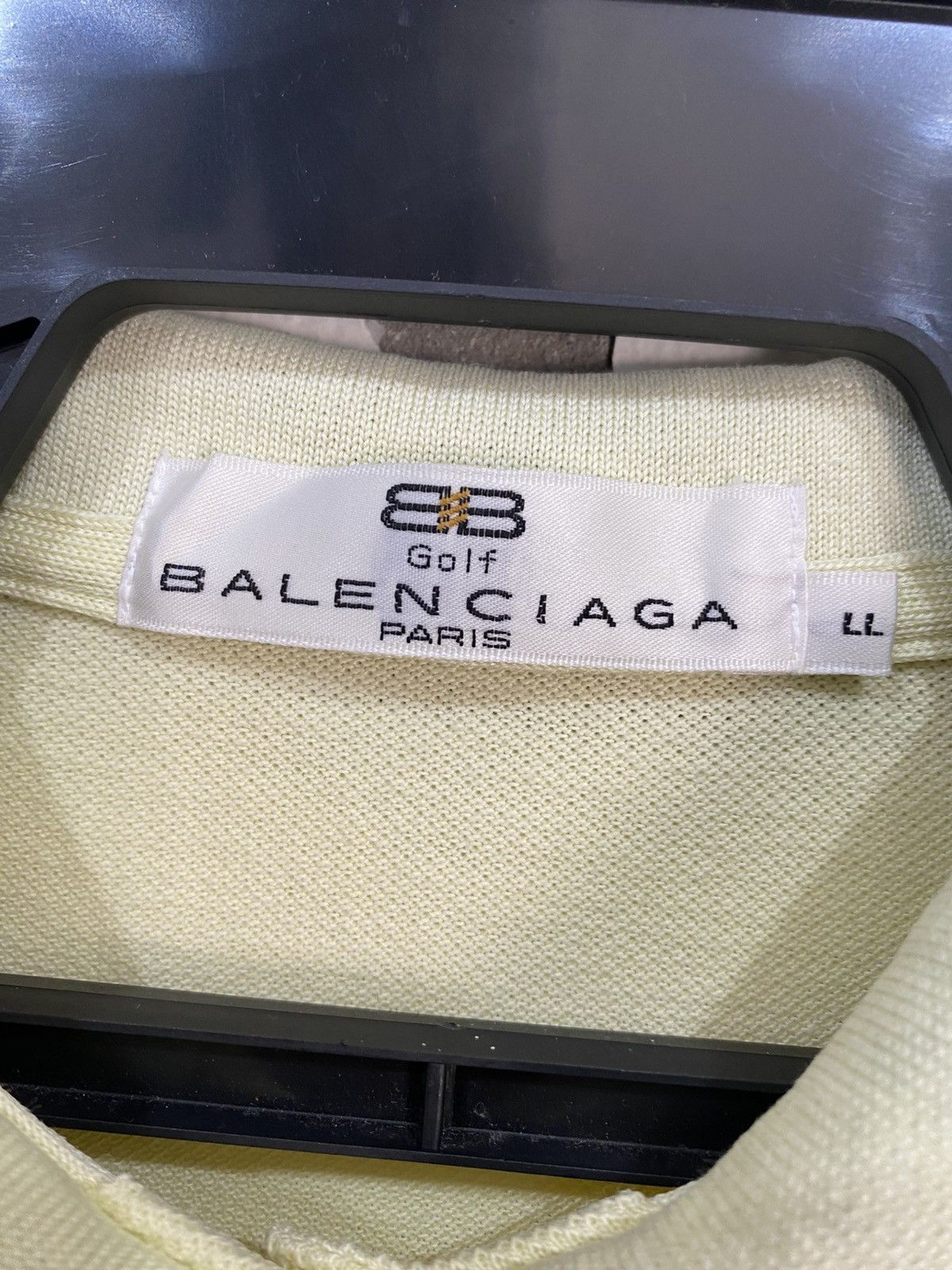Balenciaga Balenciaga Spellout Polo Golf Tee Size US M / EU 48-50 / 2 - 7 Thumbnail