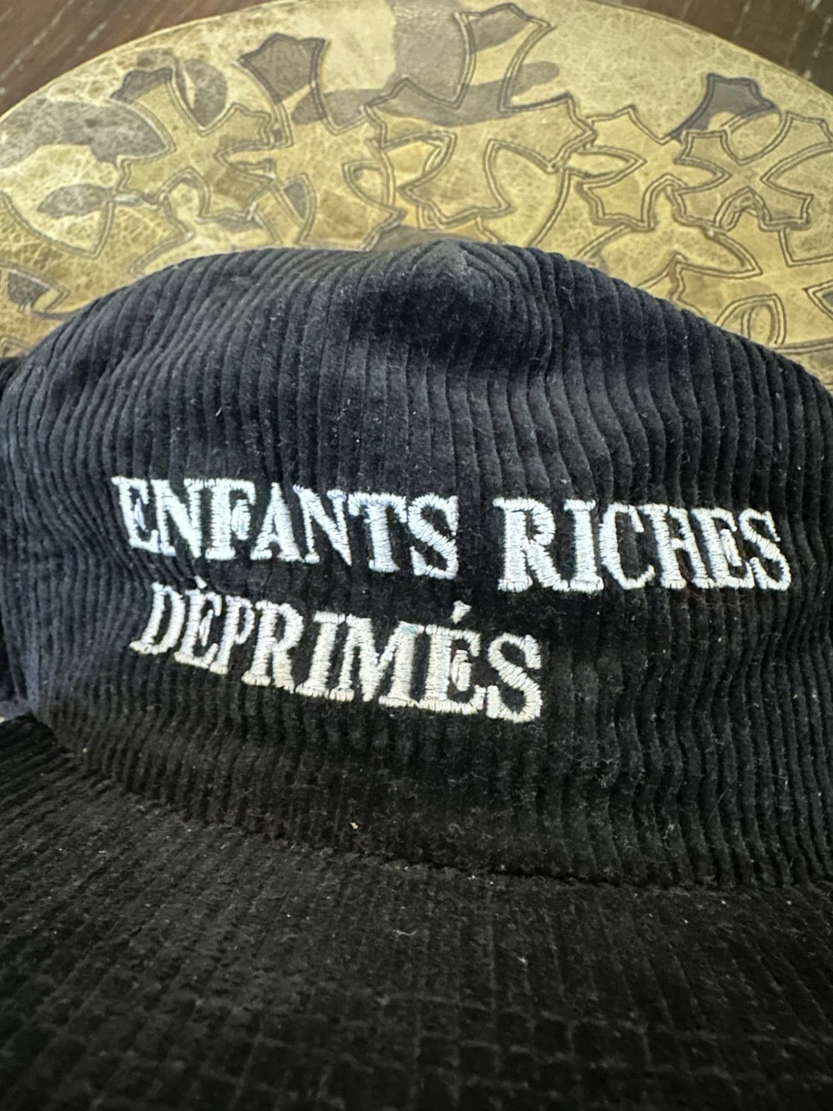 EARLY ERD EMBROIDERED COUDEROY HAT