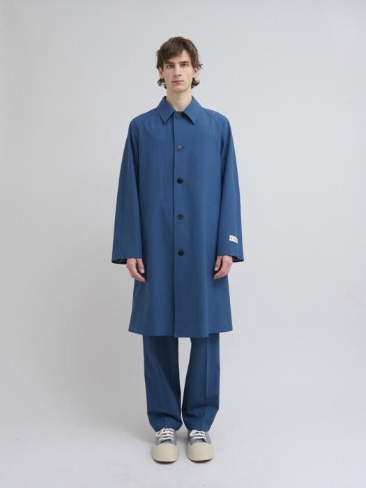 Marni o1w1db10326 Coat in Blue Size US L / EU 52-54 / 3 - 1 Thumbnail
