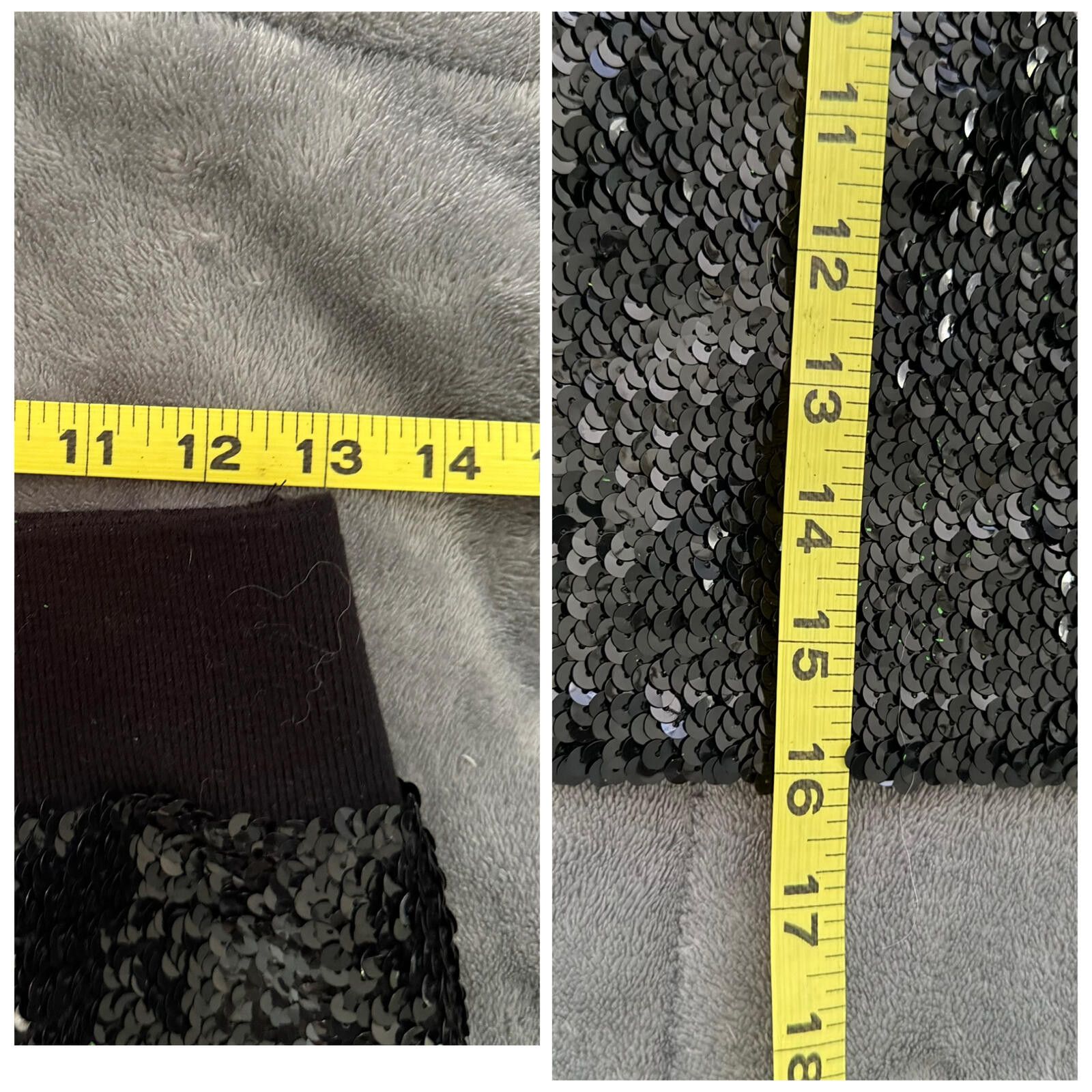 Other Lily White Black Sequin Mini Skirt Size M Size 32" / US 10 / IT 46 - 4 Thumbnail