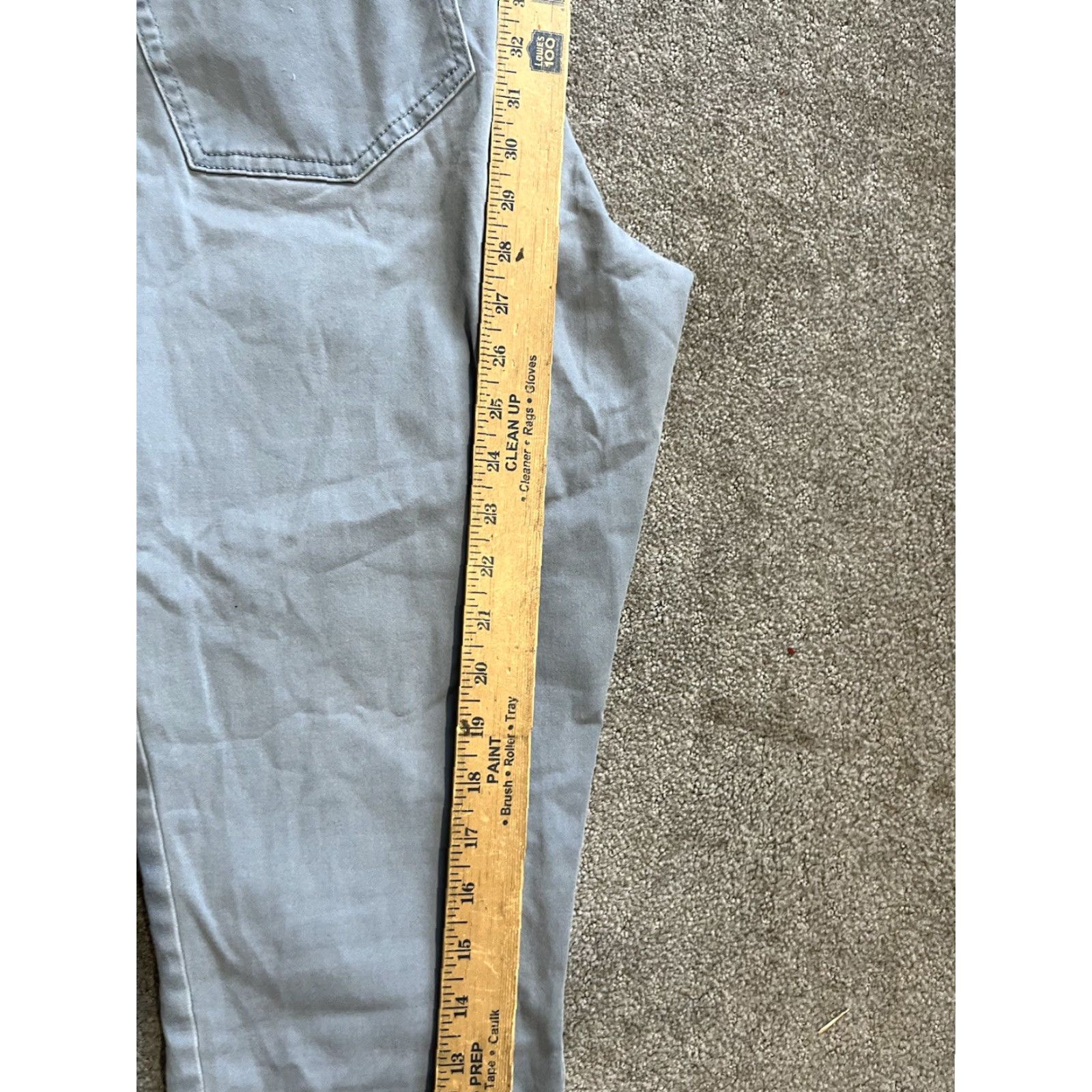 Gap Women’s Gap 1969 High Rise Skinny Jeans Size 33R Stretch Denim Gray Size 24" / US 00 / IT 34 - 6 Thumbnail