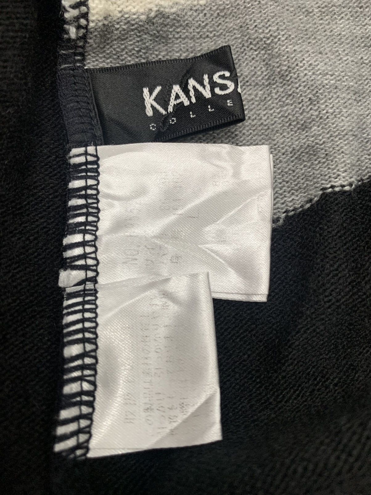 Kansai Yamamoto Kansai Bis Collection wool blouses stripe design Size L / US 10 / IT 46 - 3 Thumbnail