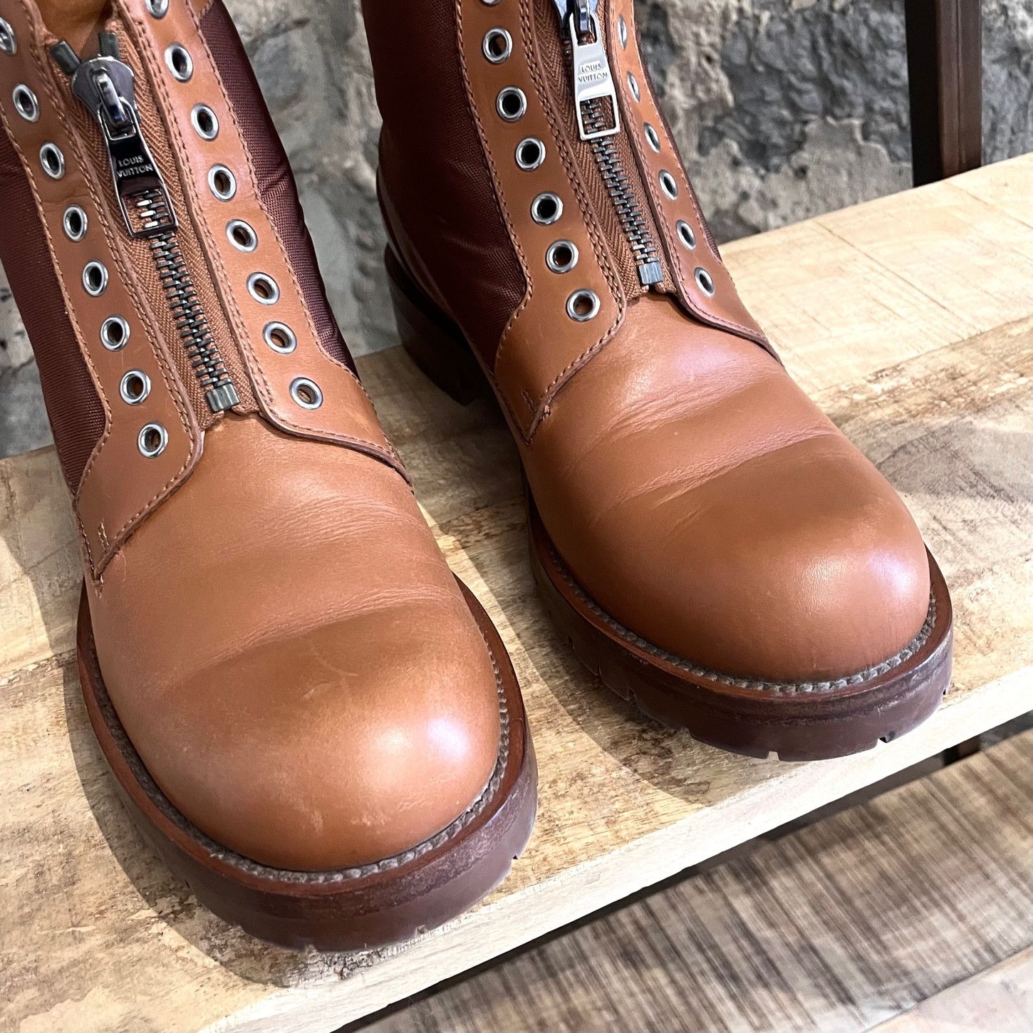 Louis Vuitton Louis Vuitton Bengale Brown Leather Ankle Boots Size US 8.5 / EU 41-42 - 5 Thumbnail