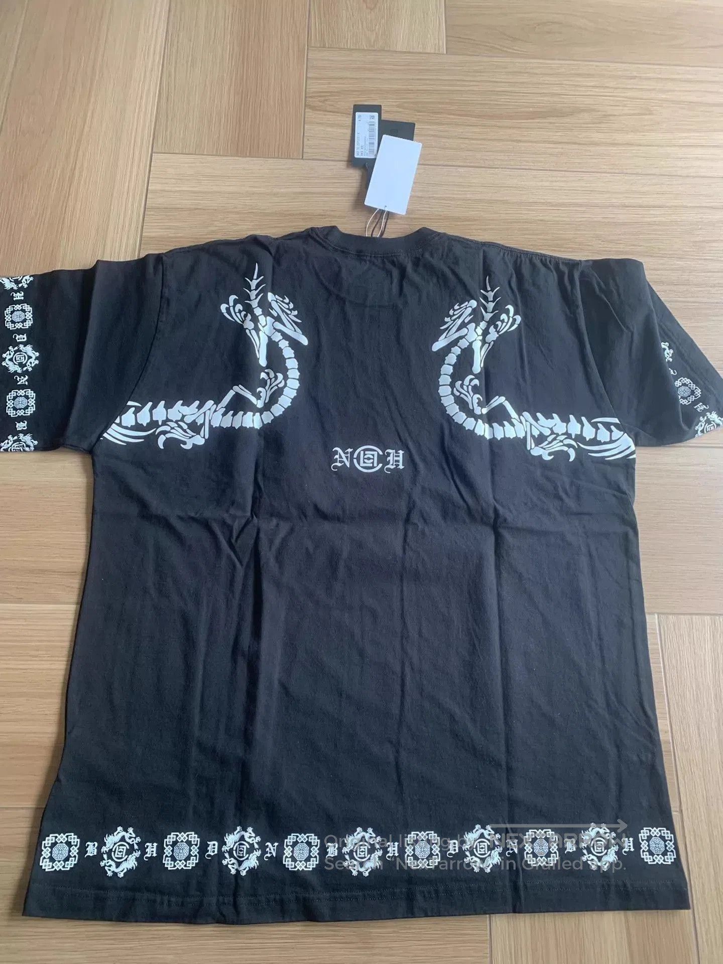 Neighborhood Black Dragon Skeleton Graphic Short Sleeve T. Size US XXL / EU 58 / 5 - 2 Thumbnail