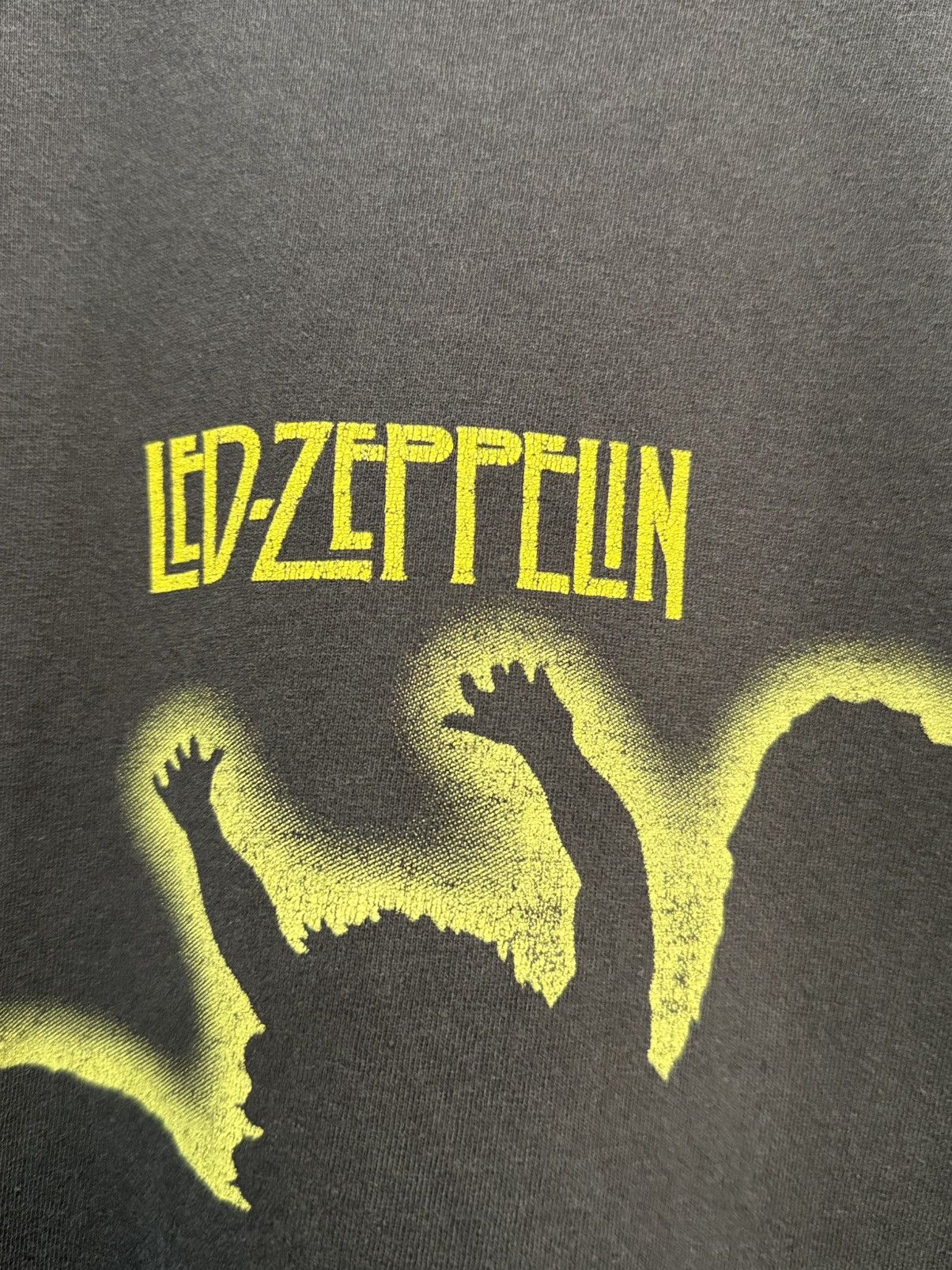 Band Tees Thrashed Vintage Led Zepplin Promo Sun Faded Tee Size US M / EU 48-50 / 2 - 3 Thumbnail