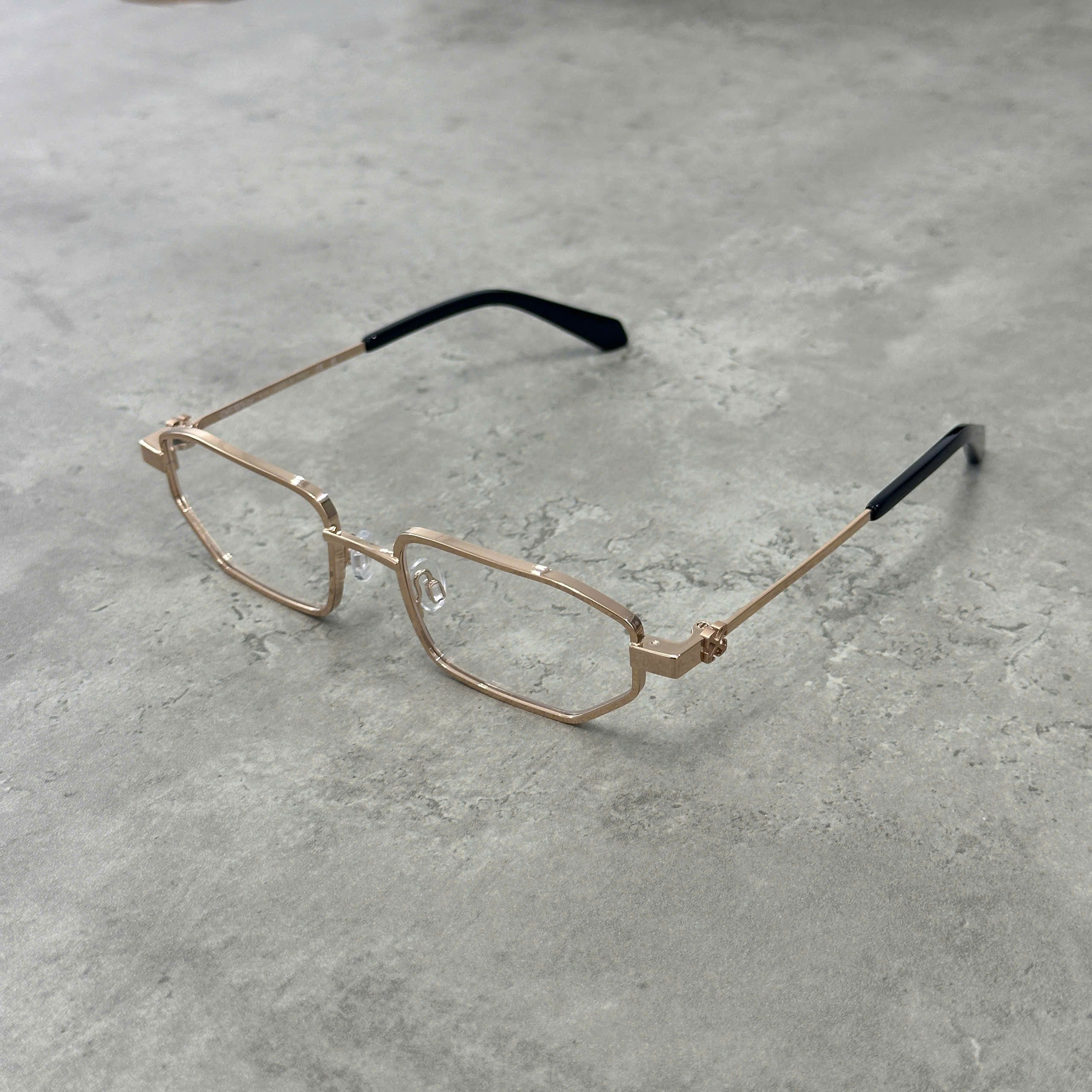 Off-White OFF WHITE Style 89 Sunglasses GOLD Size ONE SIZE - 1 Thumbnail
