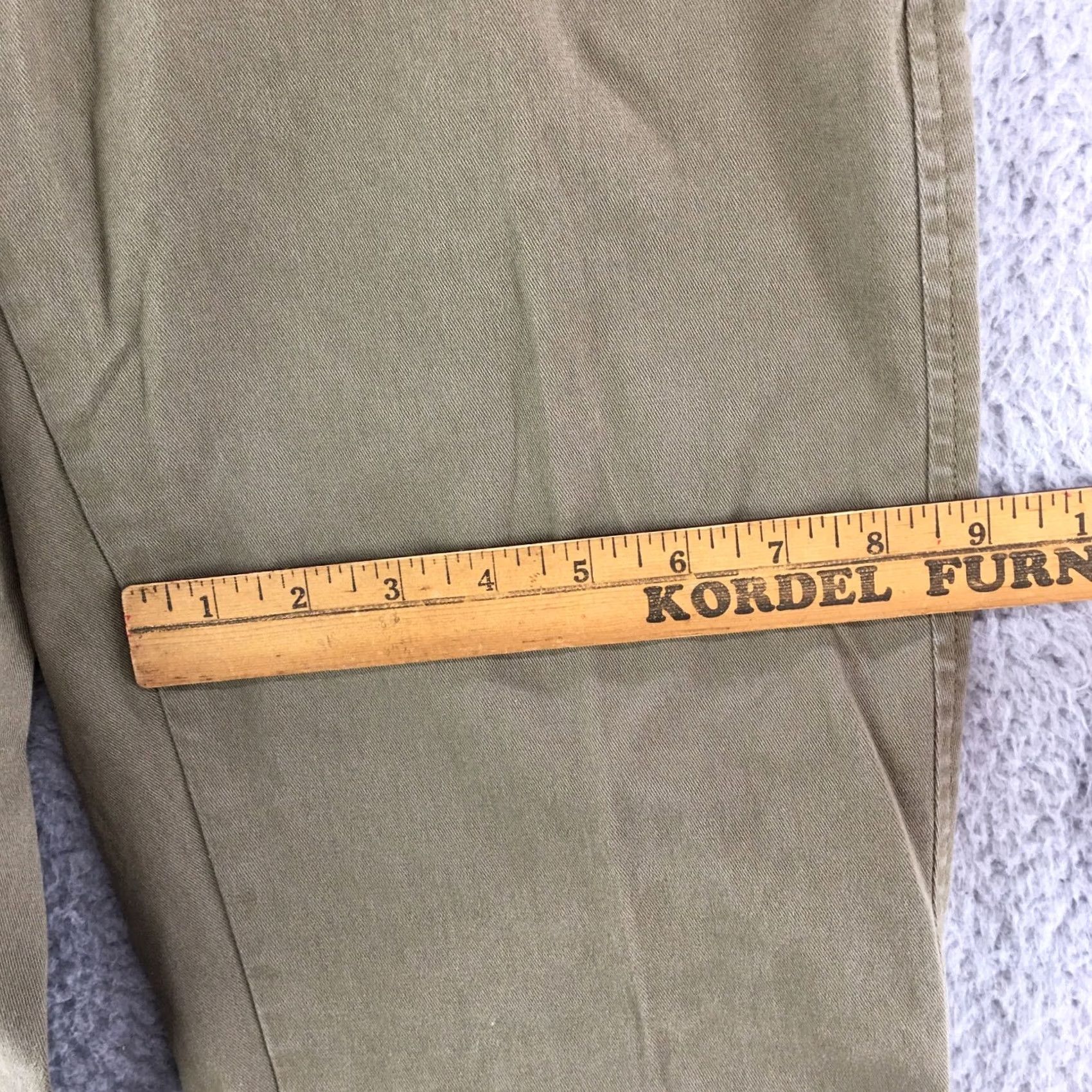 Banana Republic Banana Republic Stretch Wide-Leg Weekend Chino Pants Womens 4 Green Zip Regular Length Inseam 31.5in Classic Comfort Pockets Satin? (not allowed) Size 27" / US 4 / IT 40 - 6 Thumbnail