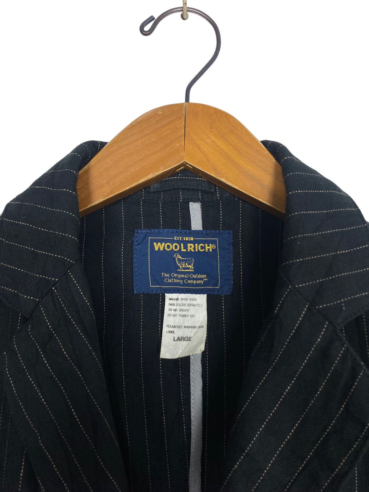 Woolrich Woolen Mills Rare‼️ Woolrich Pintstripe Hickory Jacket Size US M / EU 48-50 / 2 - 5 Thumbnail
