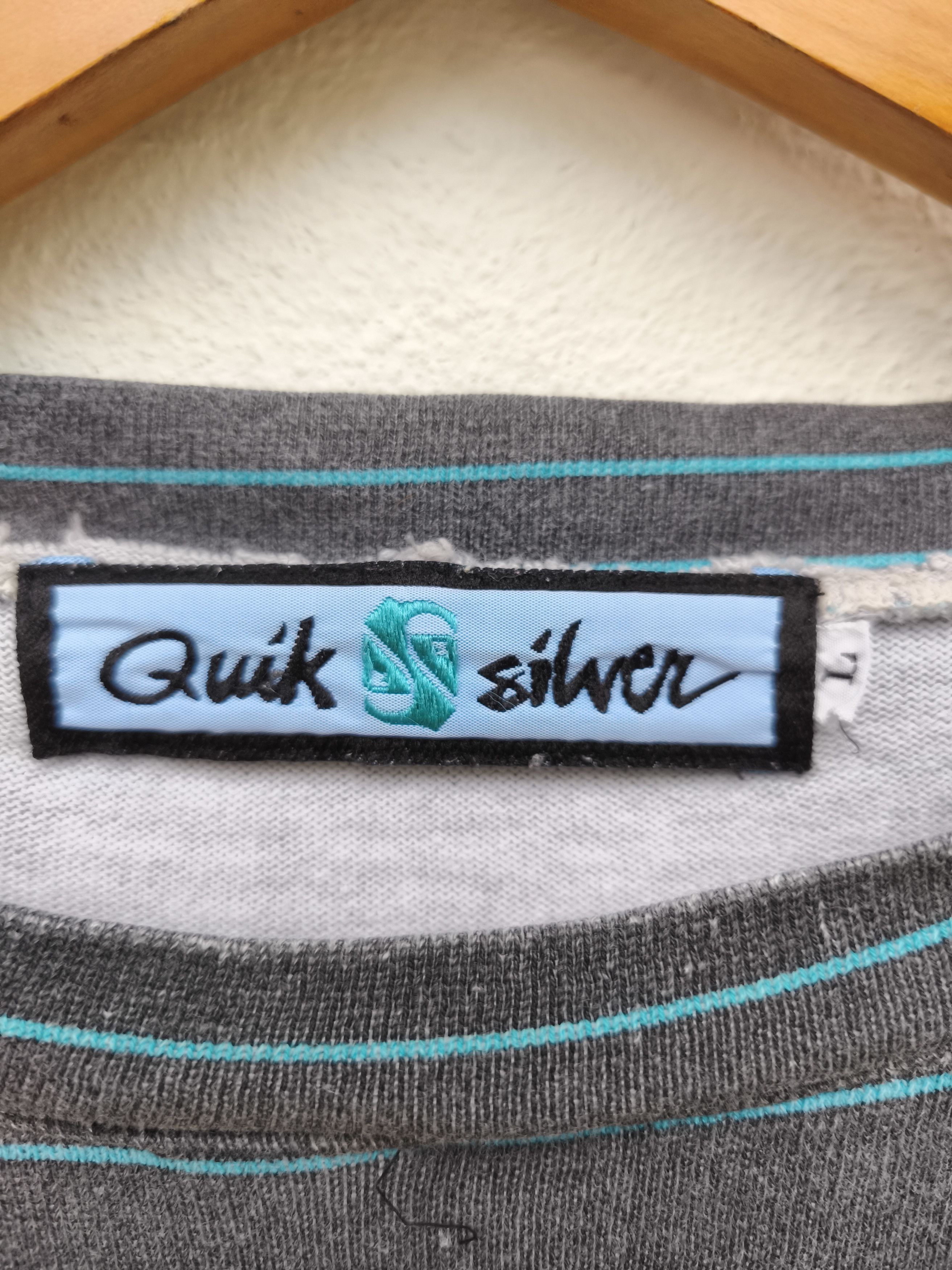 Quiksilver 🔥 Vtg 90s Vintage Quiksilver t shirt long sleeve oversized Size US L / EU 52-54 / 3 - 7 Thumbnail