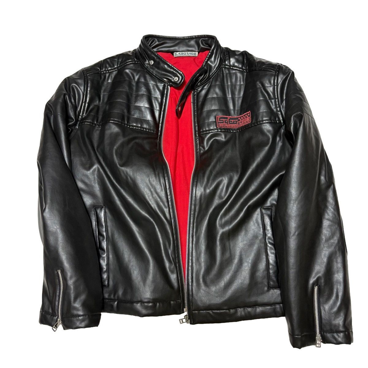 Other SABOTAGE Fake LEATHER JACKET Size US XL / EU 56 / 4 - 1 Thumbnail