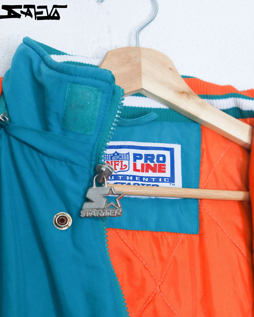 Starter Vintage Starter Pro Line x Miami Dolphins. Made in KOREA Size US L / EU 52-54 / 3 - 7 Thumbnail