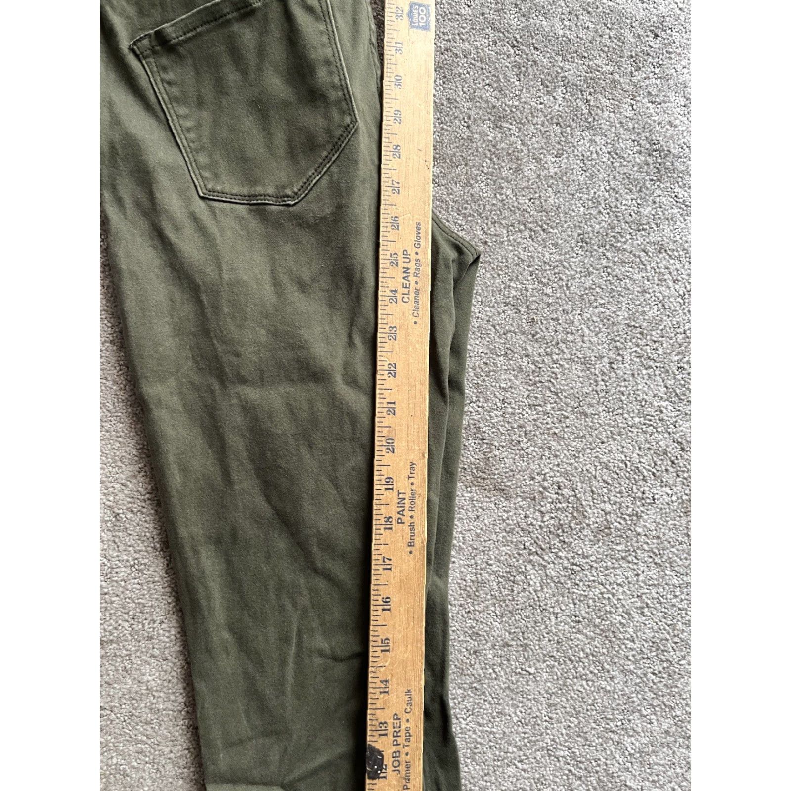 Old Navy Old Navy Jeans Womens Size 8P Mid Rise Rockstar Skinny Green Denim Cotton Spandex Slim Petites 26.5 in Inseam Jeans Size 30" / US 8 / IT 44 - 7 Thumbnail