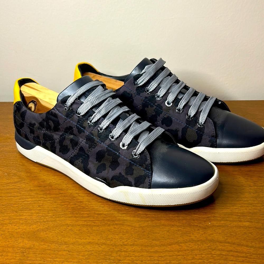 Hugo Boss Canvas Leopard Mix with Leather Sneaker - Hugo Boss - sz 42 Size US 8.5 / EU 41-42 - 1 Thumbnail