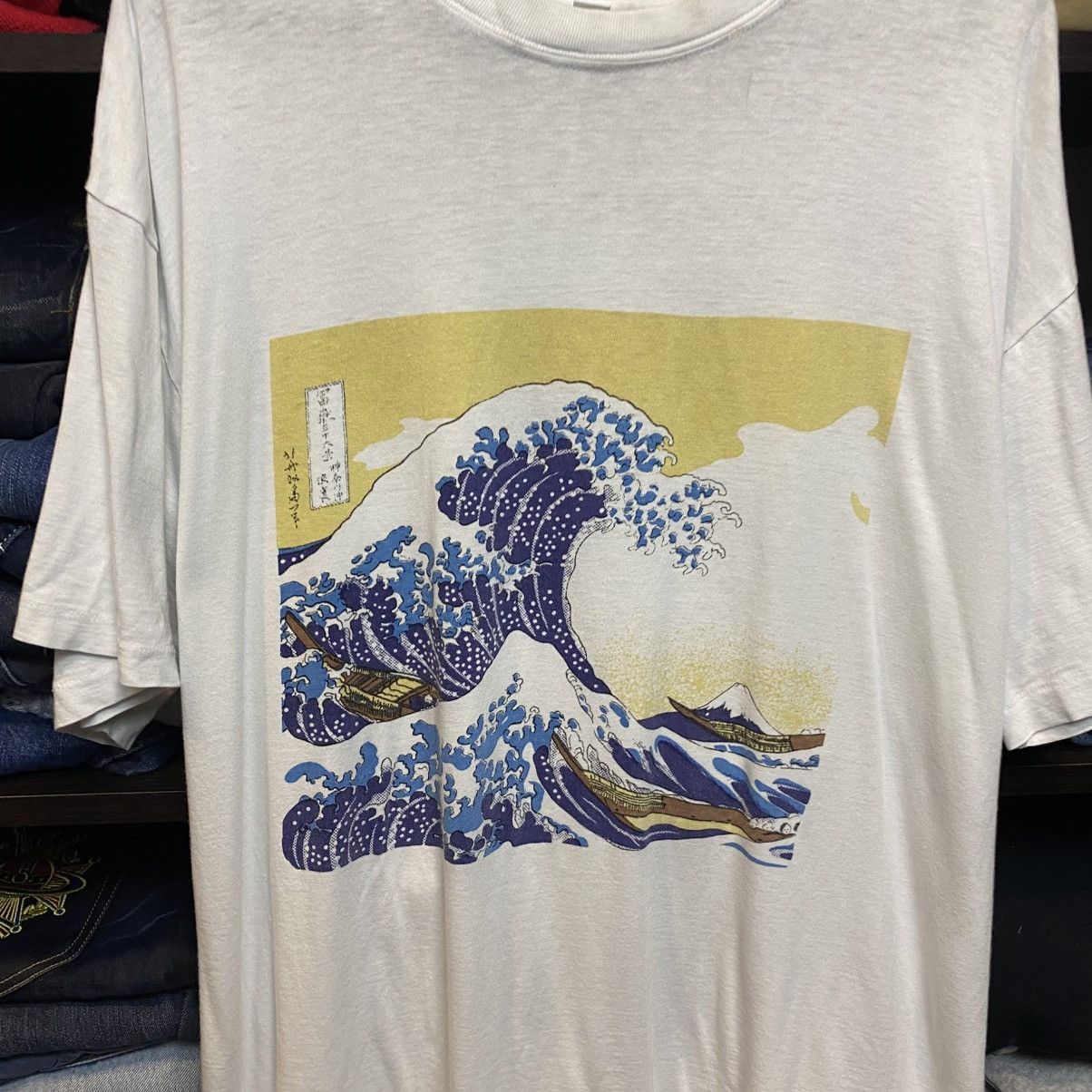 Other Vintage Hokusai Big graphic Logo designer 90’s tee size L Size US L / EU 52-54 / 3 - 2 Thumbnail
