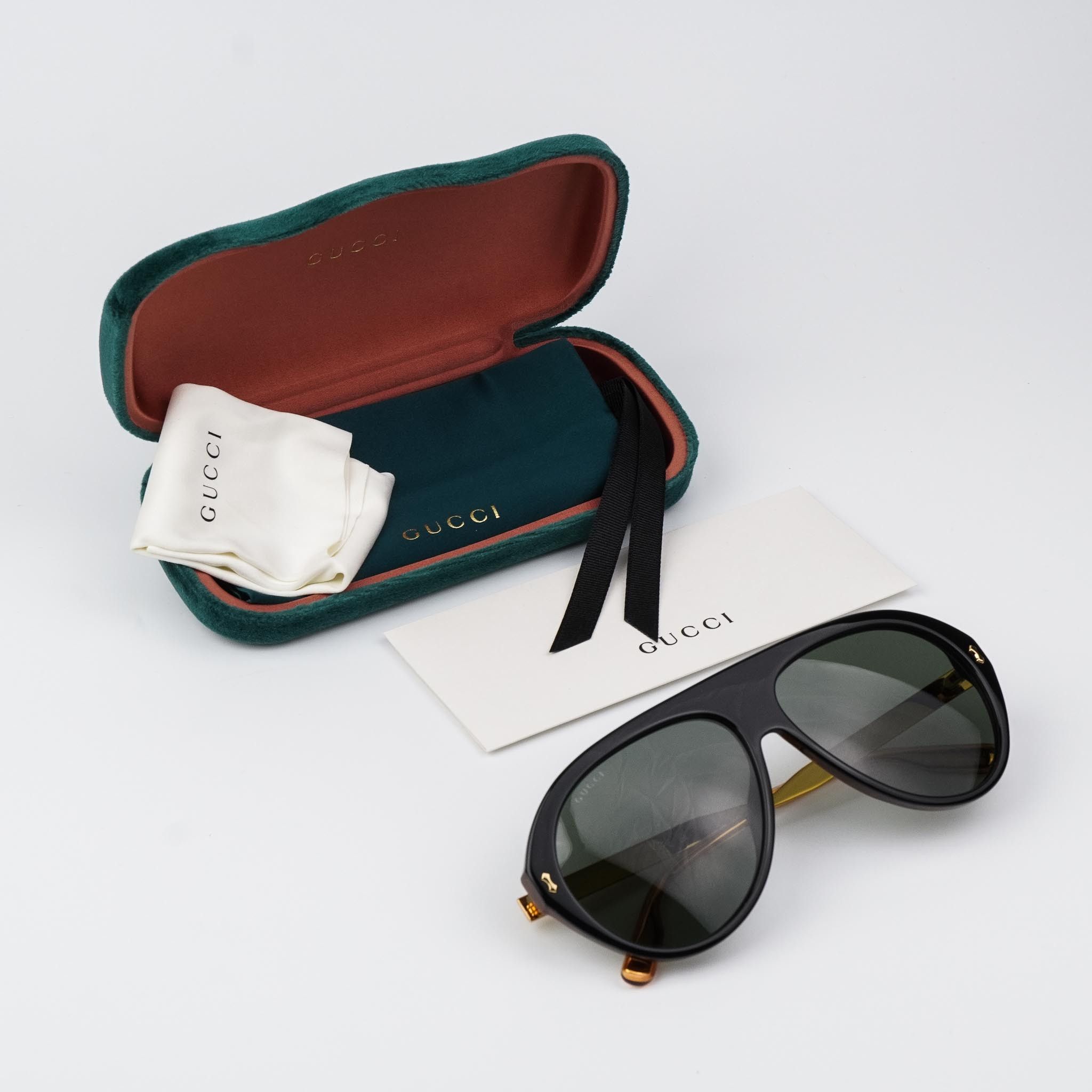 Gucci Gucci Men Sunglasses Aviator GG1515S 001 BRAND NEW Size ONE SIZE - 10 Thumbnail