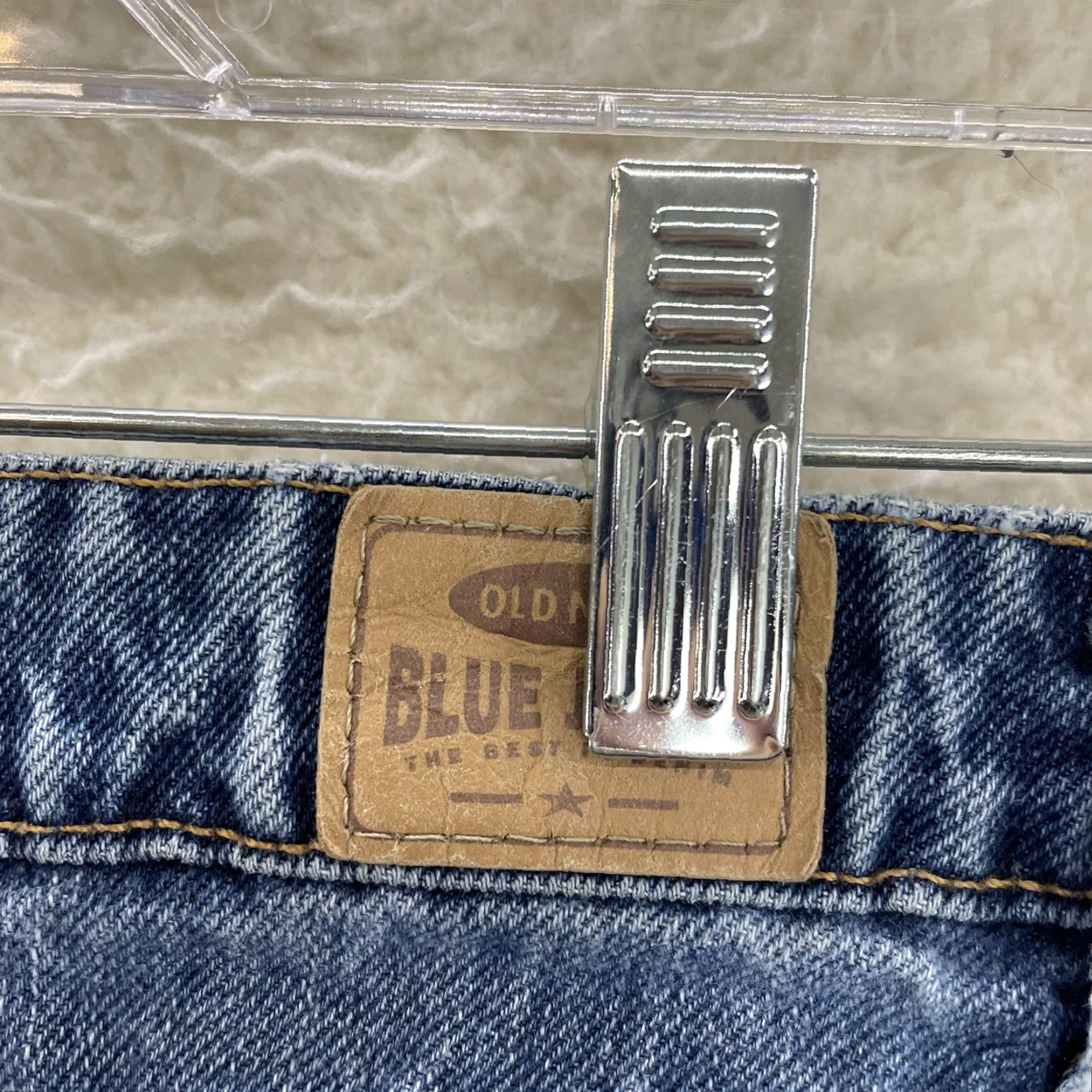 Old Navy Y2K Vintage Old Navy Jeans 12 Denim Blue Low Rise Bootcut Flare Pocketless Jeans Womens 12 30 Regular Inseam 32 Size 34" / US 12 / IT 48 - 6 Thumbnail