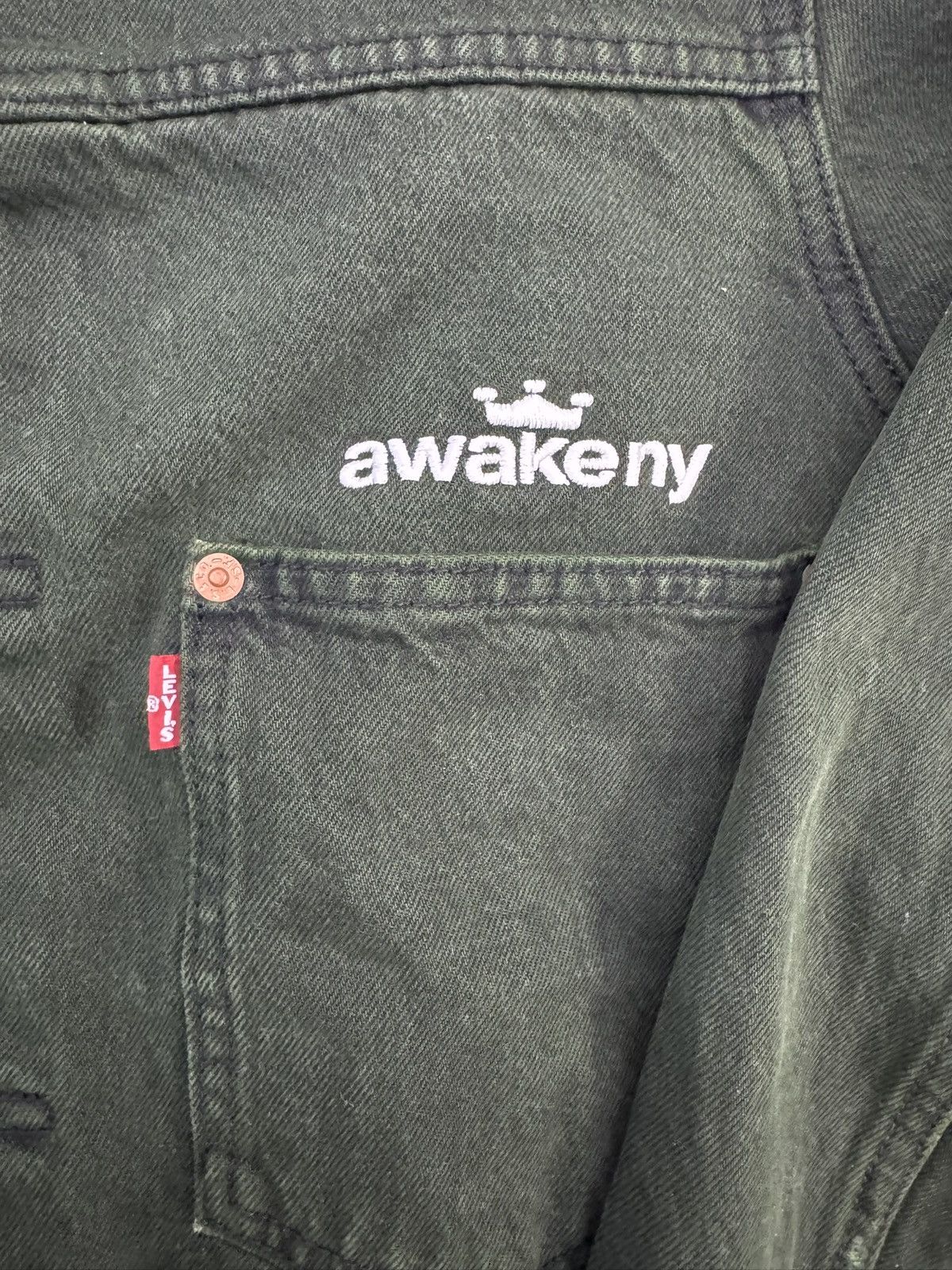 Awake NY × Levi's Awake New York x Levis Trucker Jacket - Green Size US XL / EU 56 / 4 - 3 Thumbnail