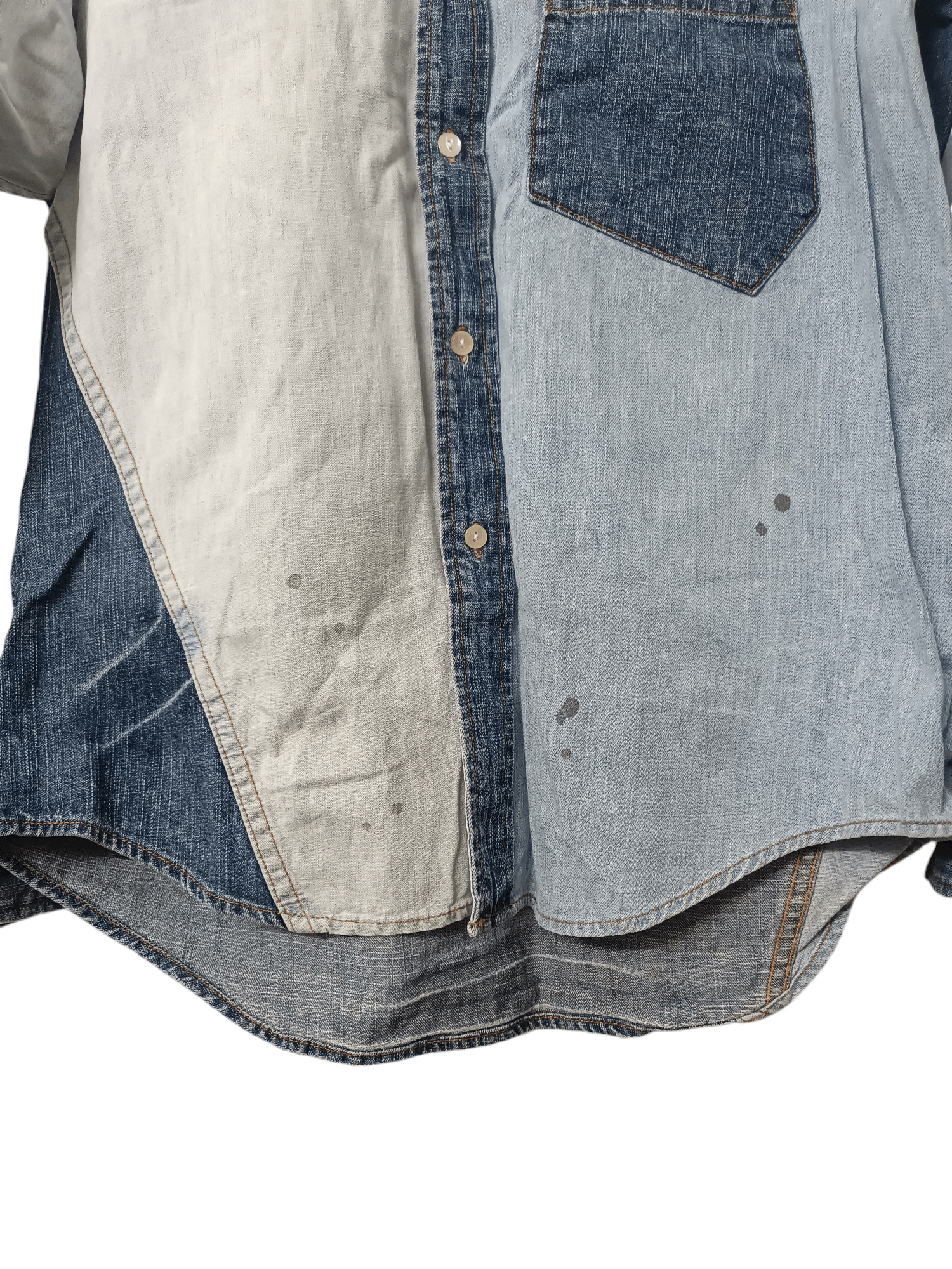 Japanese Brand Johnbull Kojima Japan denim shirt Size US M / EU 48-50 / 2 - 3 Thumbnail