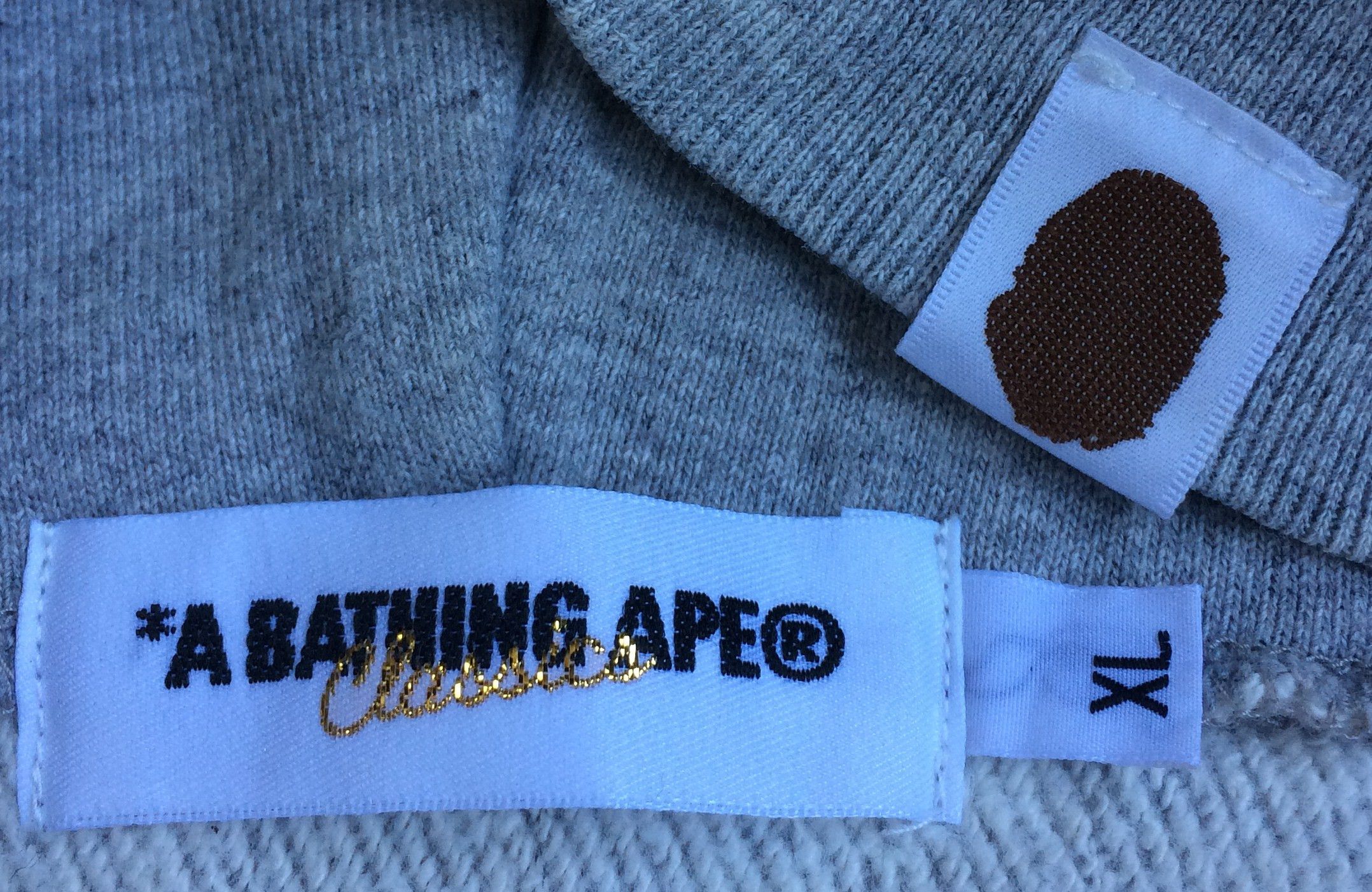 Bape OG Bape "Ape is Bathing" Full Zip Hoodie size XL Size US XL / EU 56 / 4 - 3 Thumbnail