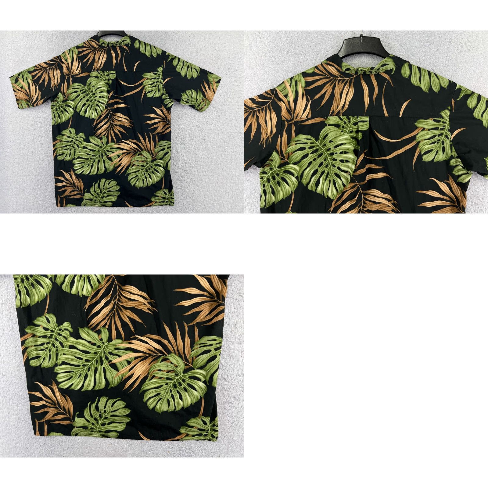 Vintage VINTAGE West Newport Threads Shirt Men Large Black Palm Floral Button Up Hawaiian Size US L / EU 52-54 / 3 - 9 Thumbnail