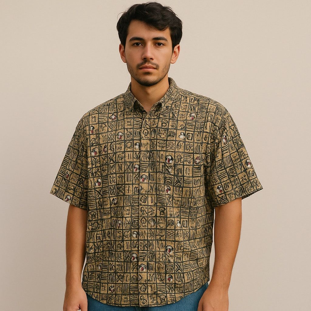 Big Dogs Y2K Big Dogs Vintage Style Tribal Print Button Shirt Large Size US L / EU 52-54 / 3 - 1 Thumbnail