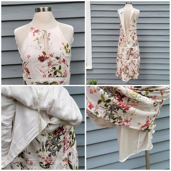 Other Antonio Melani Floral Midi Dress Size 6 Size M / US 6-8 / IT 42-44 - 4 Thumbnail