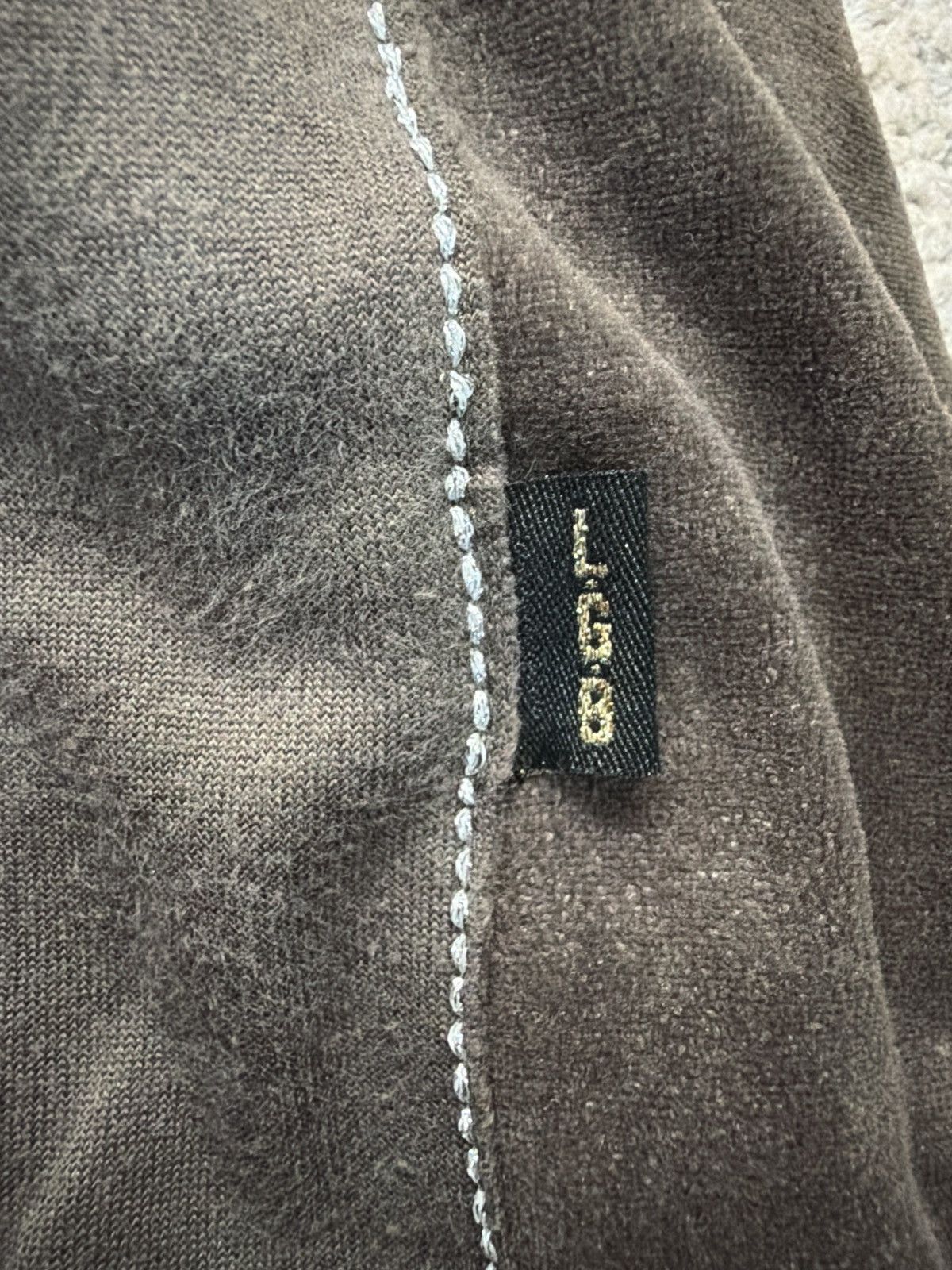 Le Grande Bleu (L.G.B.) L.G.B. - Boxer Sweatpants Velvet Brown Size US 28 / EU 44 - 6 Thumbnail