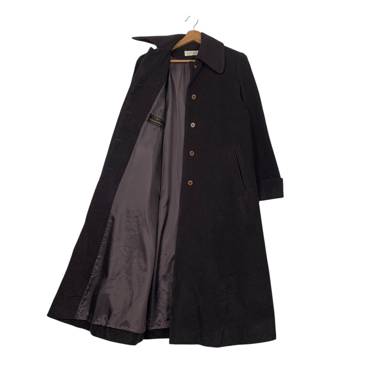Calvin Klein Calvin Klein Cahmere Overcoat Size S / US 4 / IT 40 - 10 Thumbnail
