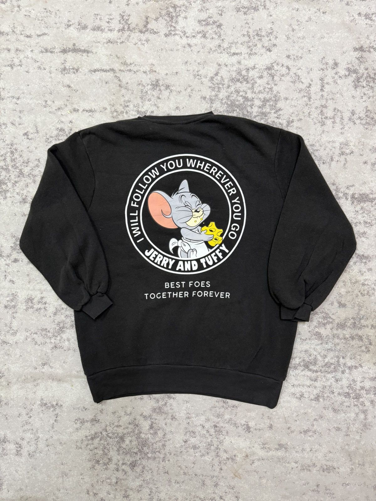 Cartoon Network Tom Jerry and Tuffy Cartoon Network Backhit Sweatshirt Size US XL / EU 56 / 4 - 10 Thumbnail