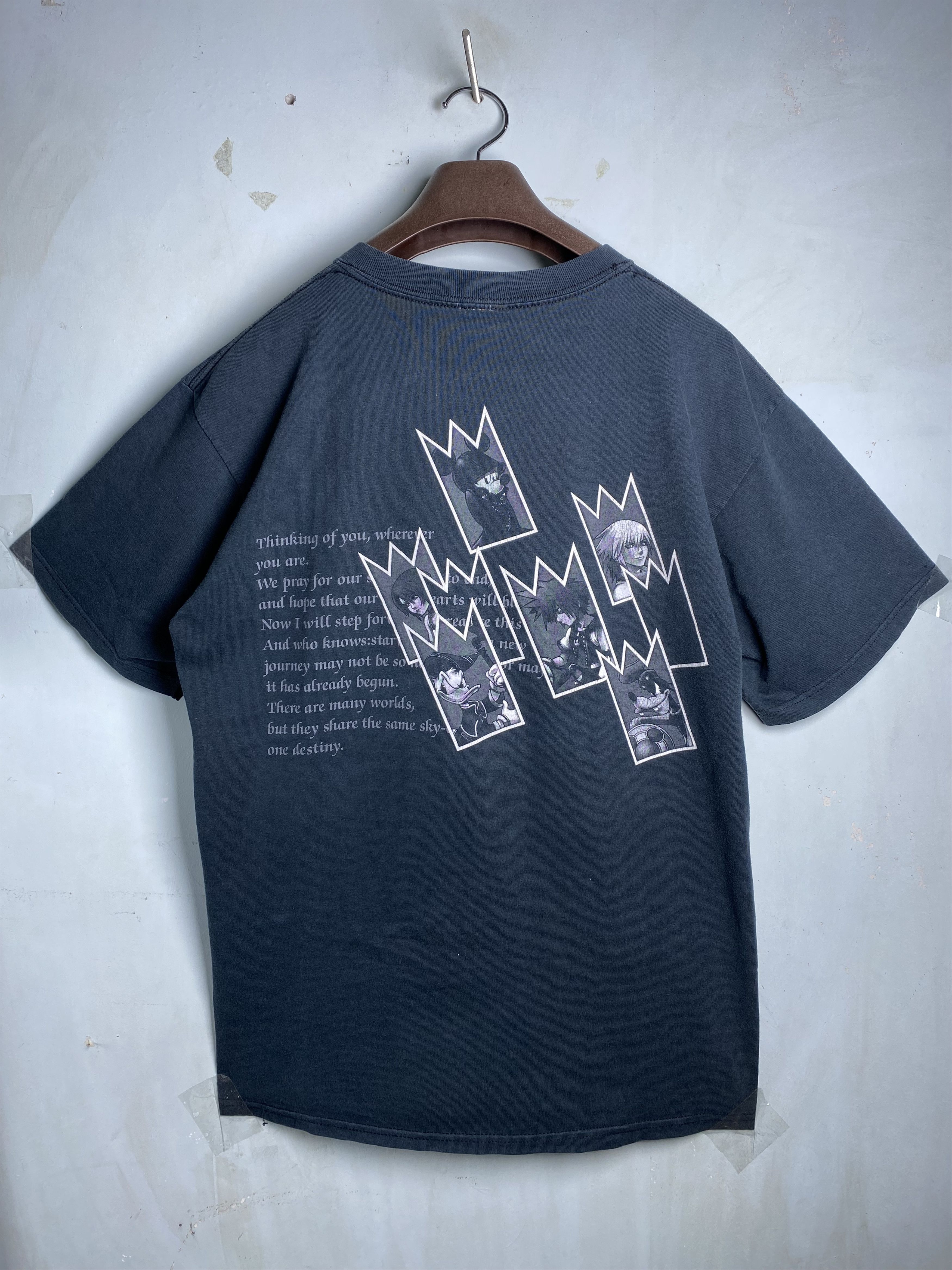 Disney Rare Vintage Disney Kingdom Hearts Game T-shirt Size US M / EU 48-50 / 2 - 2 Thumbnail