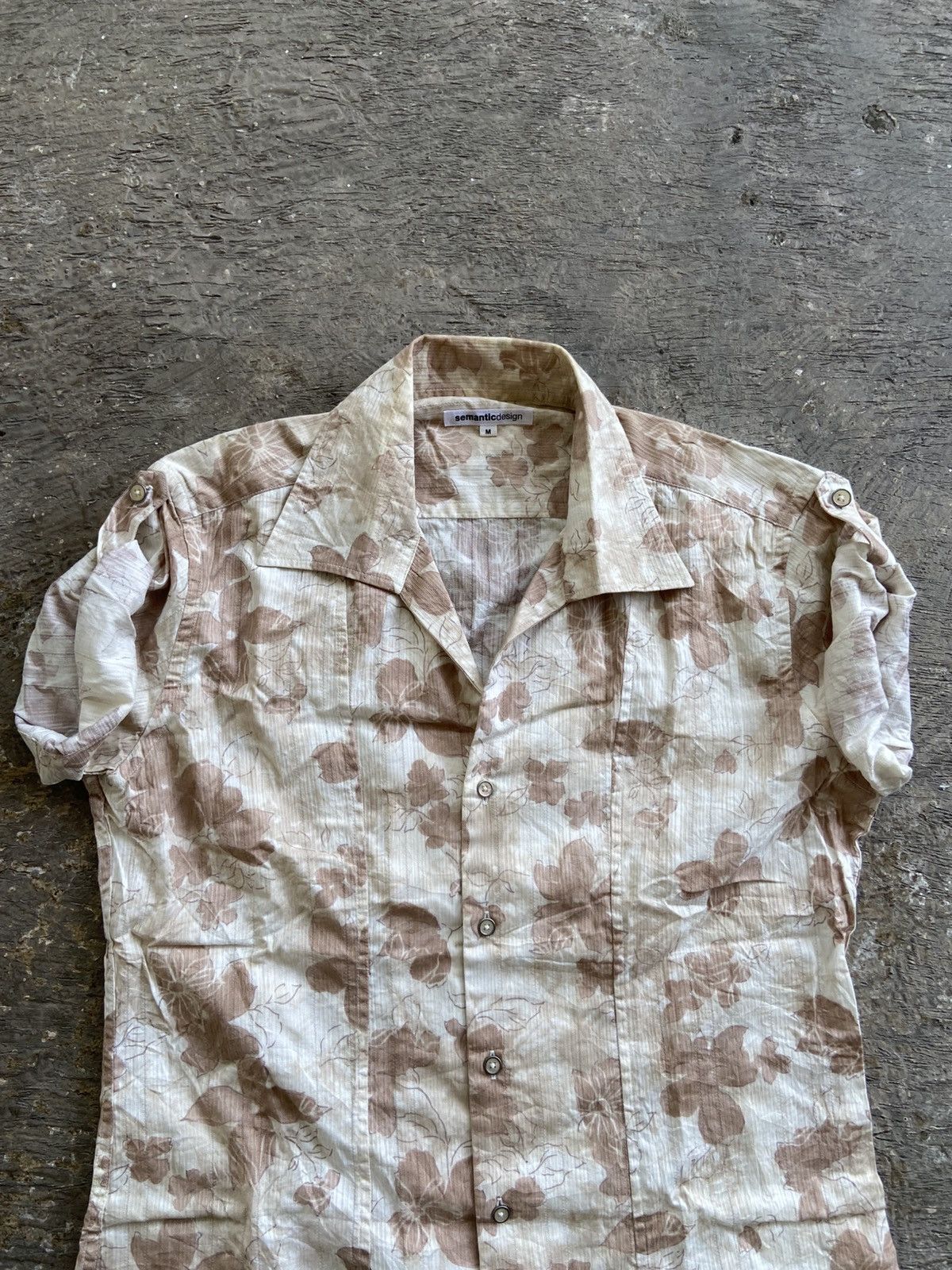 semanticdesign 2000s Semanticdesign - Harajuku Style Flora Pattern Shirt Size M / US 6-8 / IT 42-44 - 7 Thumbnail