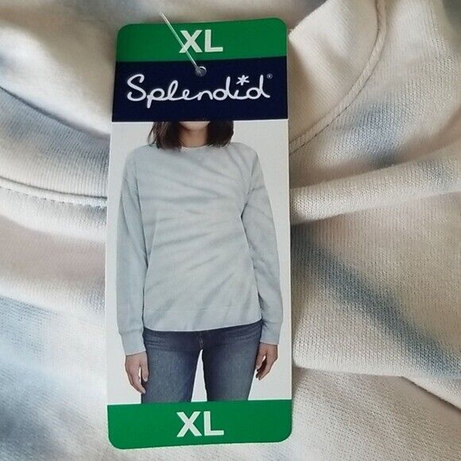 Splendid Splendid Womens Tie Dye Crewneck Pullover Sweatshirt Size XL Size XL / US 12-14 / IT 48-50 - 10 Thumbnail