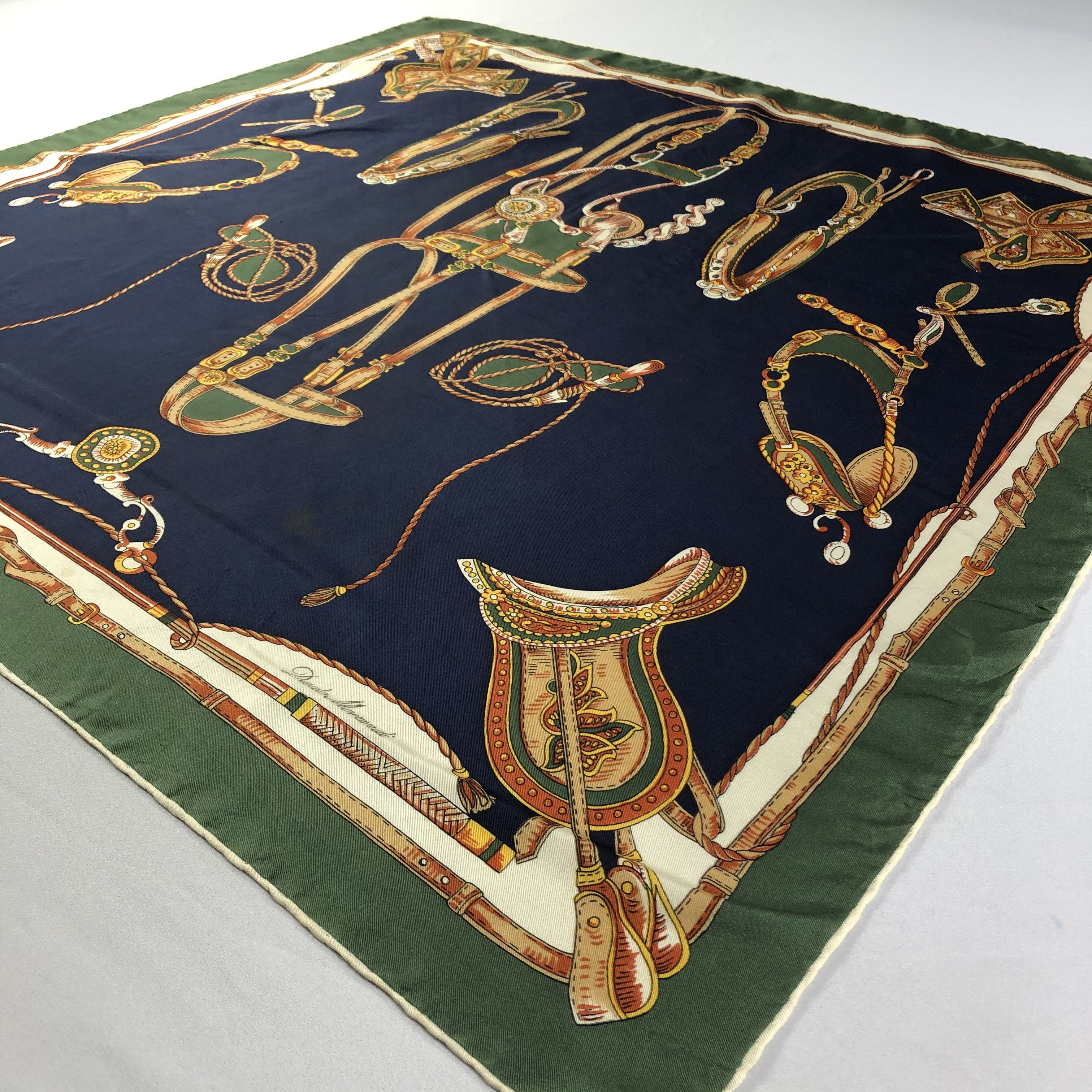 Vintage Vintage Dado Morandi Silk Scarf Size ONE SIZE - 3 Thumbnail