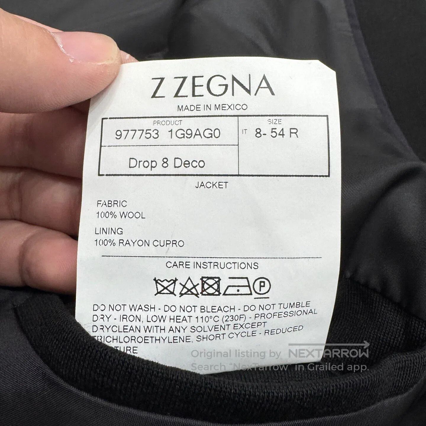 Ermenegildo Zegna #REF! Size 54R - 4 Thumbnail