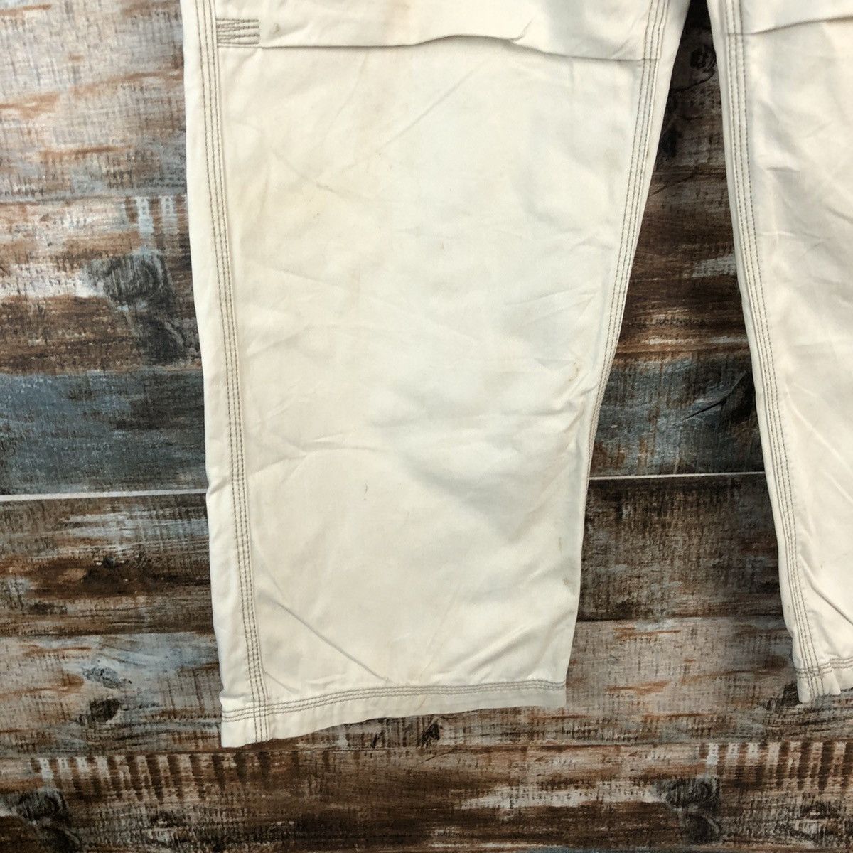 Arizona Jean Co. DL AriZona Jeanco. White Cargo Multipocket Pants #C641 Size US 31 - 11 Thumbnail