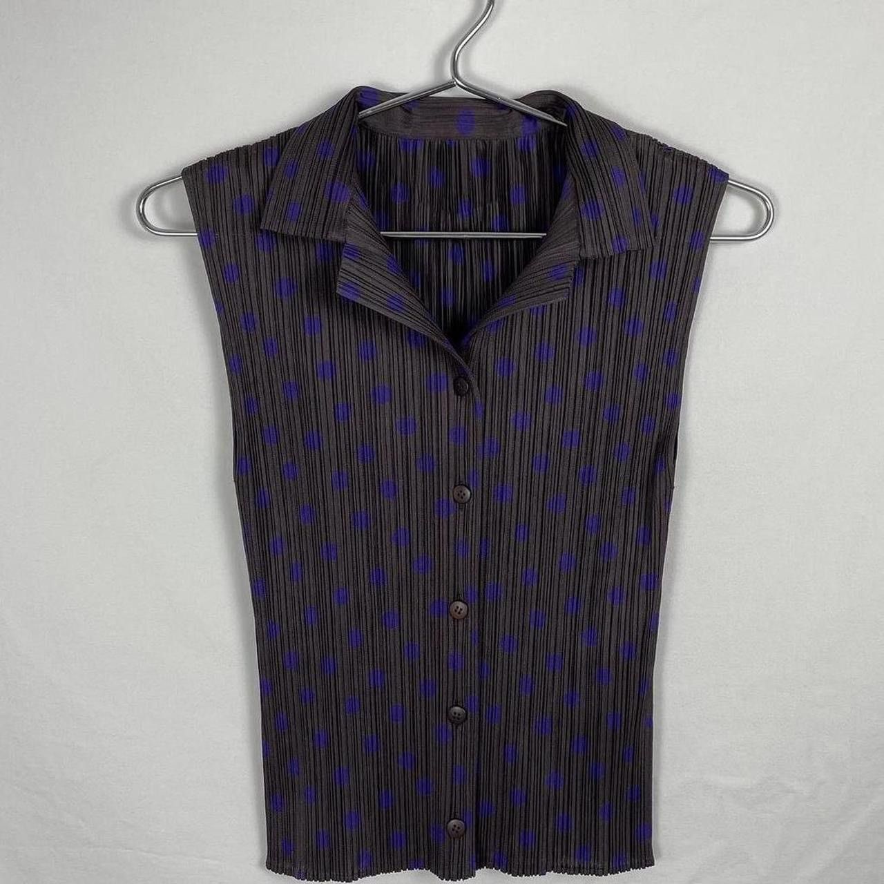 image of Issey Miyake Pleats Please Cardigan in Purple, Women's (Size Medium)