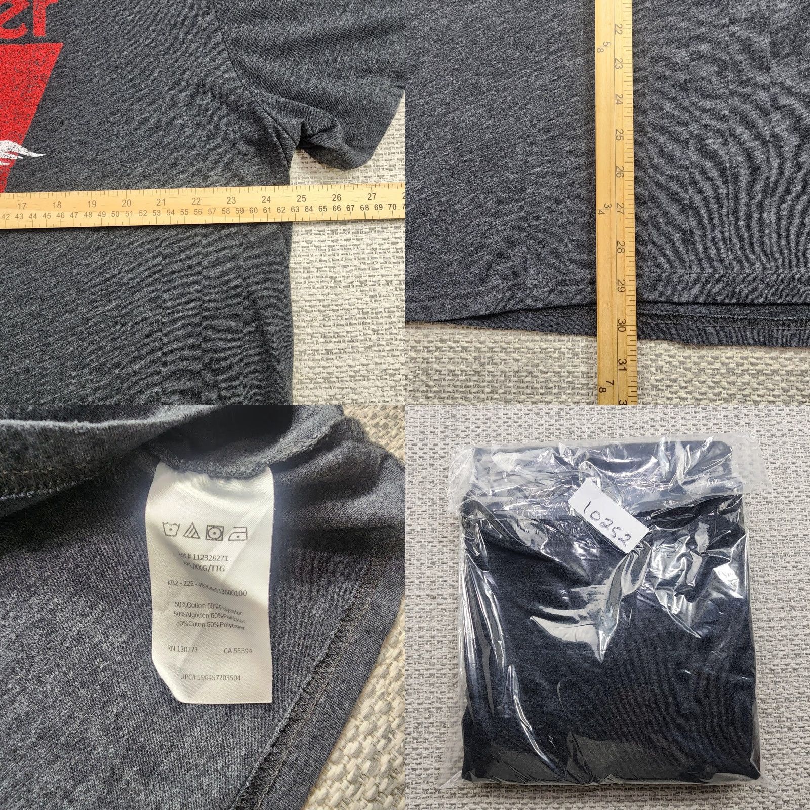 Wrangler Wrangler Shirt Mens 2XL Gray 75 Years Anniversary Graphic Tee T-Shirt Western Size US XXL / EU 58 / 5 - 8 Thumbnail