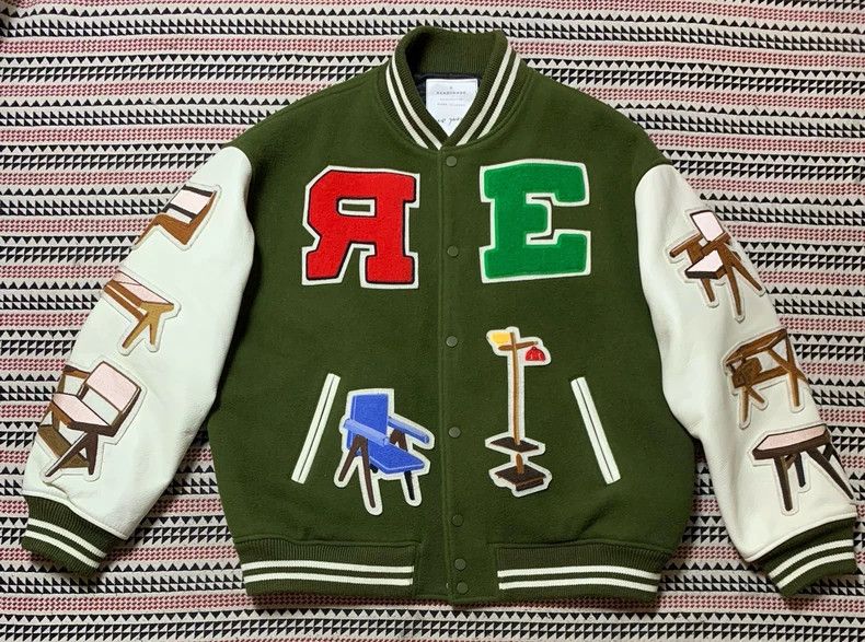 READYMADE READYMADE Vintage Military Blanket Varsity Jacket Size US S / EU 44-46 / 1 - 1 Thumbnail