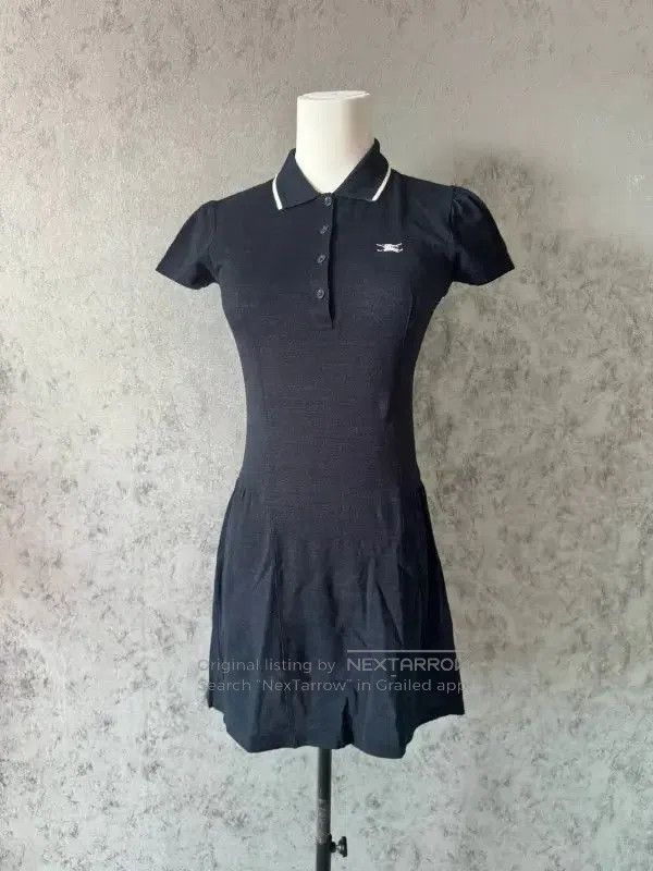 Burberry Burberry Black Cotton Short Sleeve Dress. Size S / US 4 / IT 40 - 2 Thumbnail