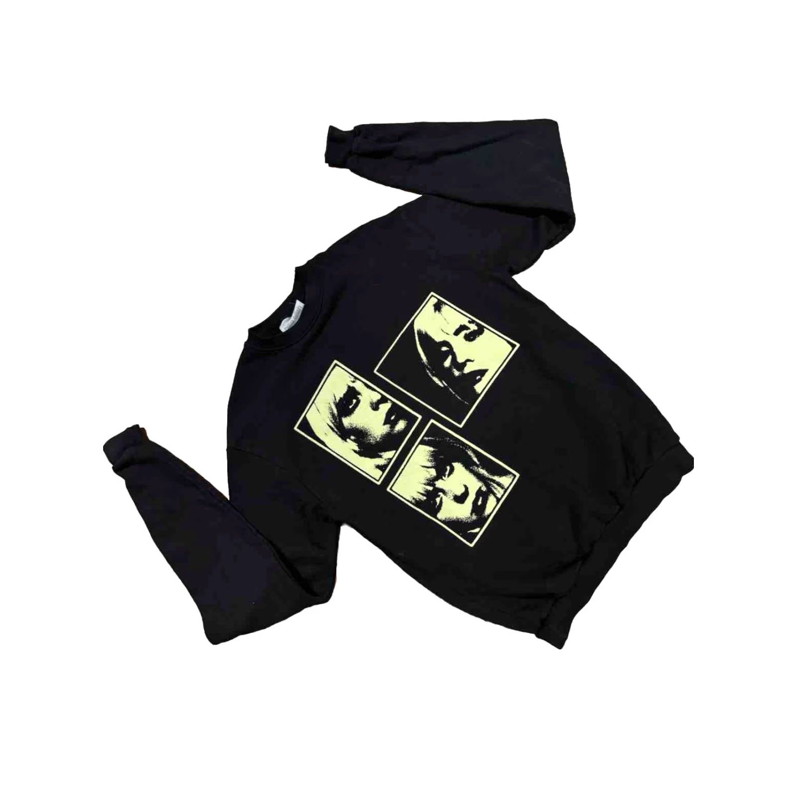 Vintage VINTAGE Billie Eilish Happier Than Ever World Tour 2022 Sweatshirt S Black Authentic CB6 Size US S / EU 44-46 / 1 - 2 Thumbnail
