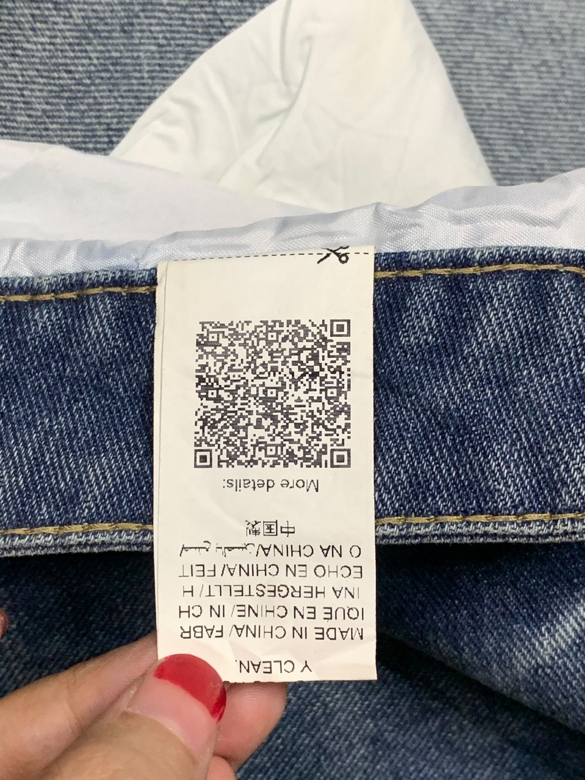 Japanese Brand SALES🔥Vintage Japanese Brand Blue Wash Ripped Baggy Jeans Size US 36 / EU 52 - 13 Thumbnail