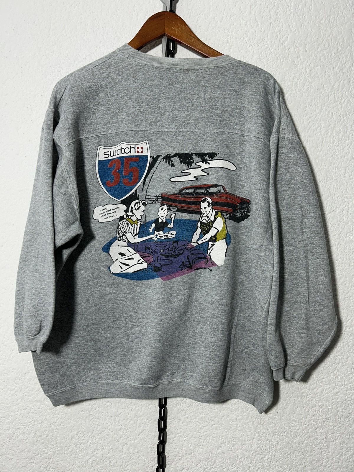 Swatch × Vintage 90’s Swatch Pullover Size US L / EU 52-54 / 3 - 1 Thumbnail