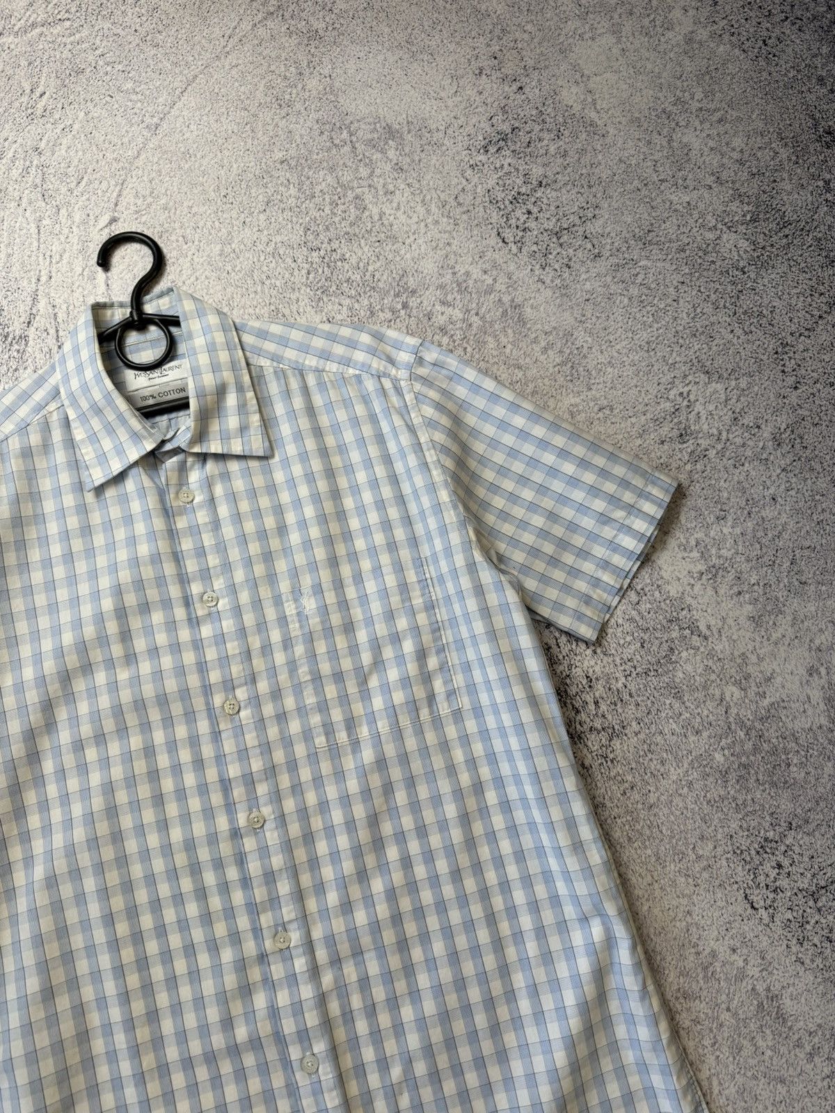 Yves Saint Laurent Mens Vintage Yves Saint Laurent Shirts Button up Luxury YSL Size US M / EU 48-50 / 2 - 4 Thumbnail