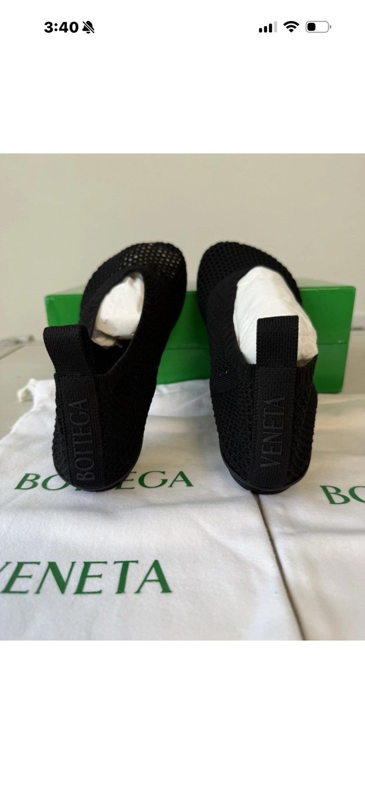 Bottega Veneta Bottega Veneta Stretch Knit Atomic Ballet Flats Size 40 Size US 9 / IT 39 - 1 Thumbnail