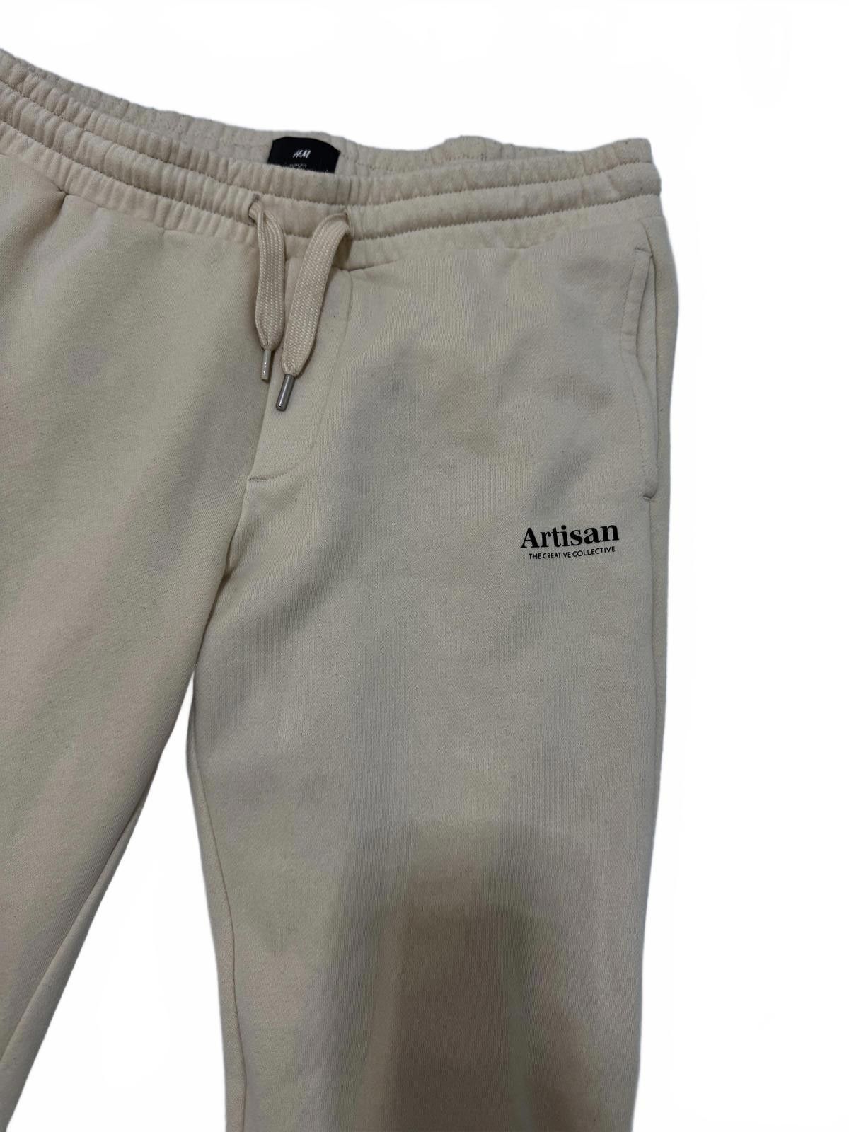 Studio D'Artisan Men's Artisan Beige Sweatpants Size US 32 / EU 48 - 3 Thumbnail