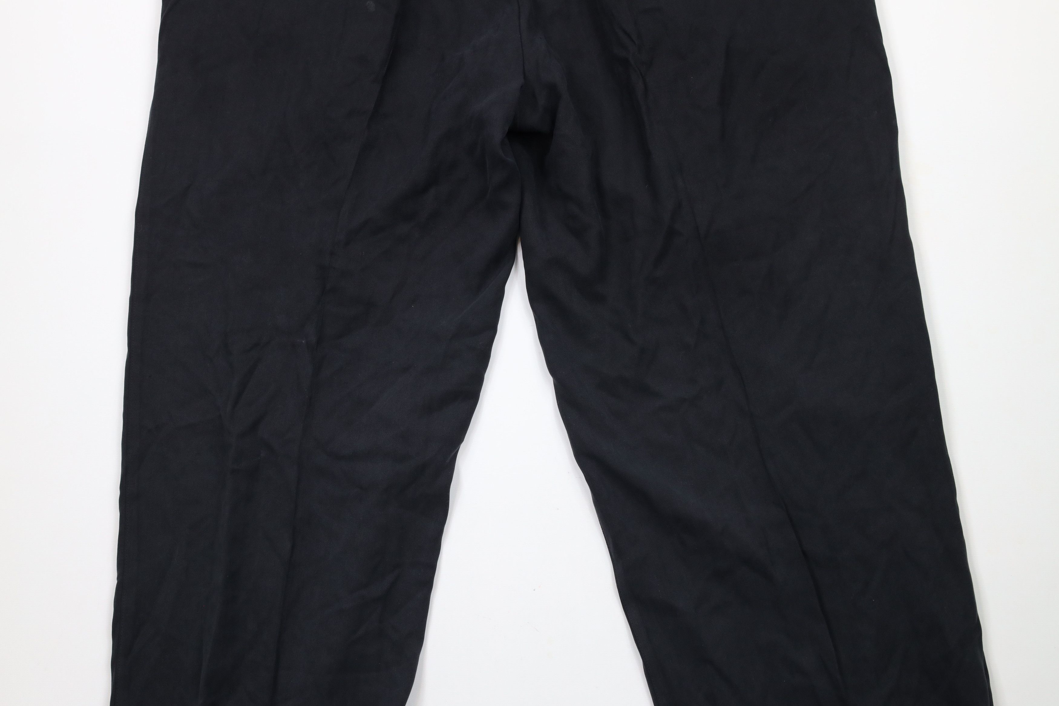 Vintage Vintage 90s Streetwear Wide Leg Herringbone Silk Pants Size US 40 / EU 56 - 12 Thumbnail