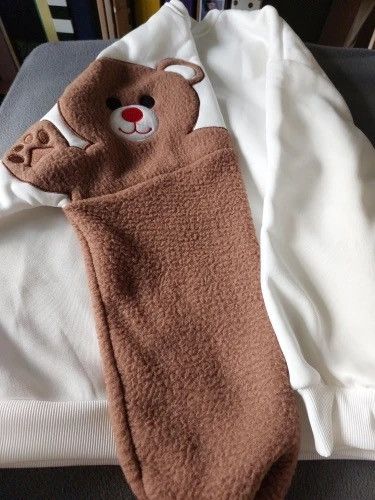 Designer × Japanese Brand Teddy Bear Harajuku Cartoon y2k style sweatshirt hoodie Size US L / EU 52-54 / 3 - 5 Thumbnail